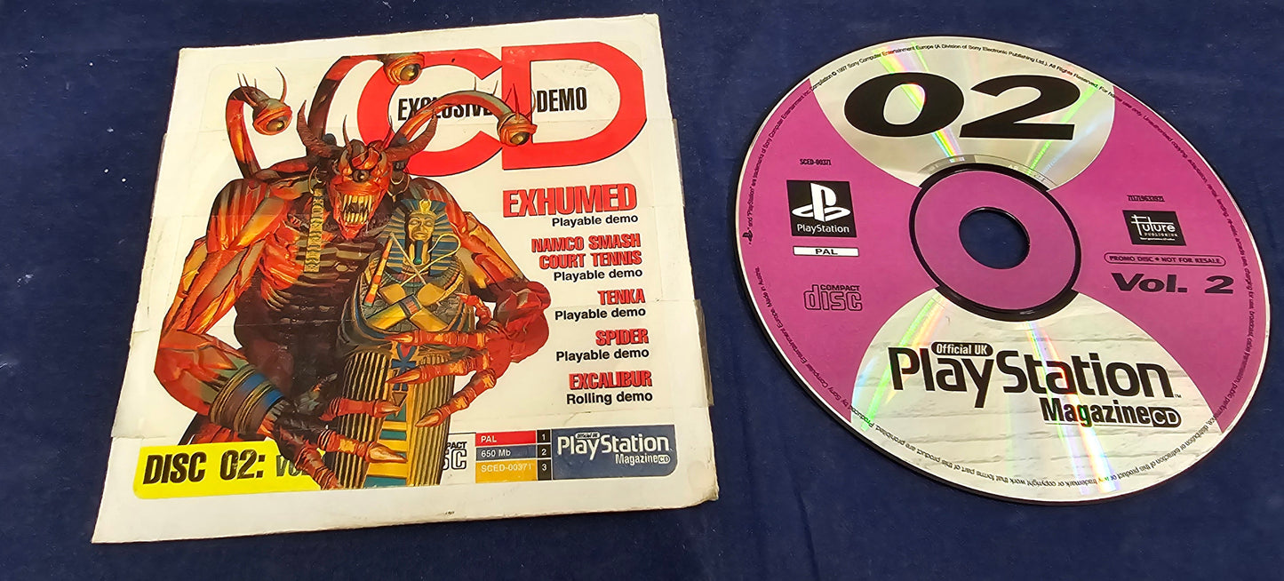 Sony Playstation 1 Magazine CD Demo 02 Vol 2 RARE