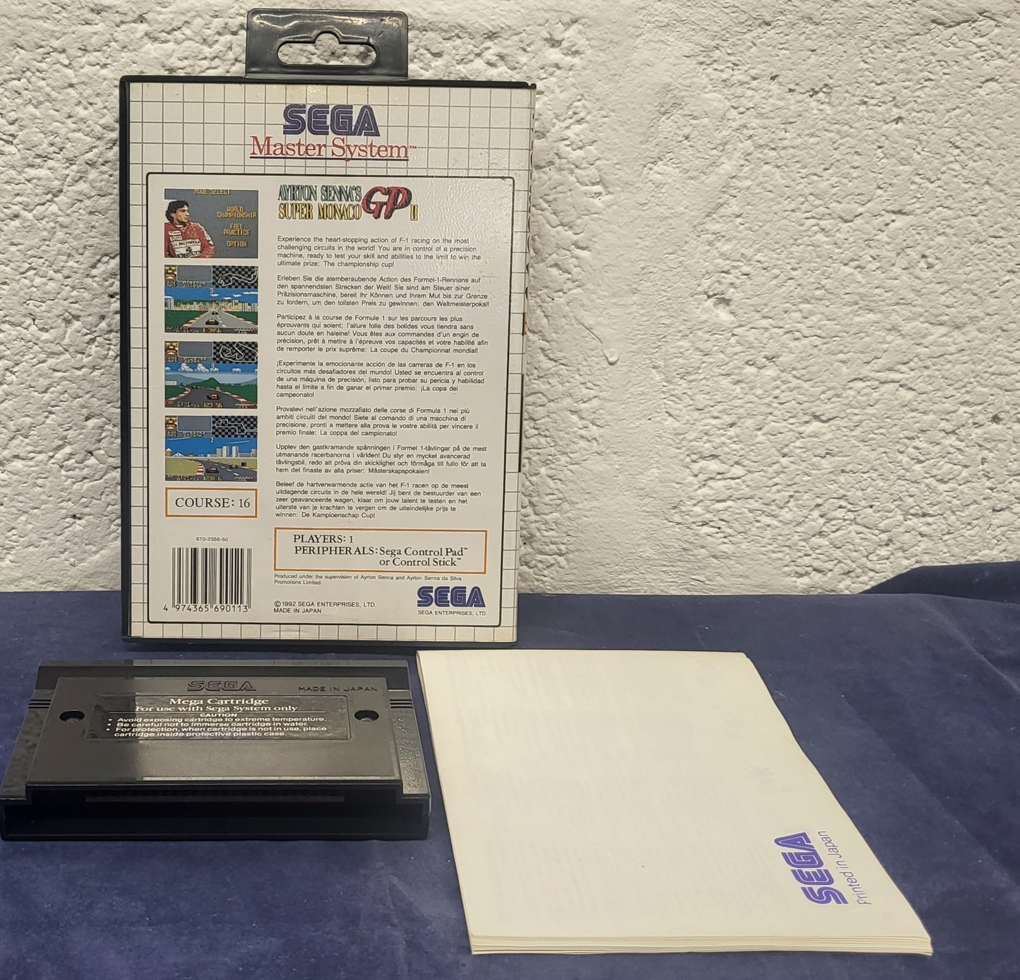 Super Monaco GP II Sega Master System