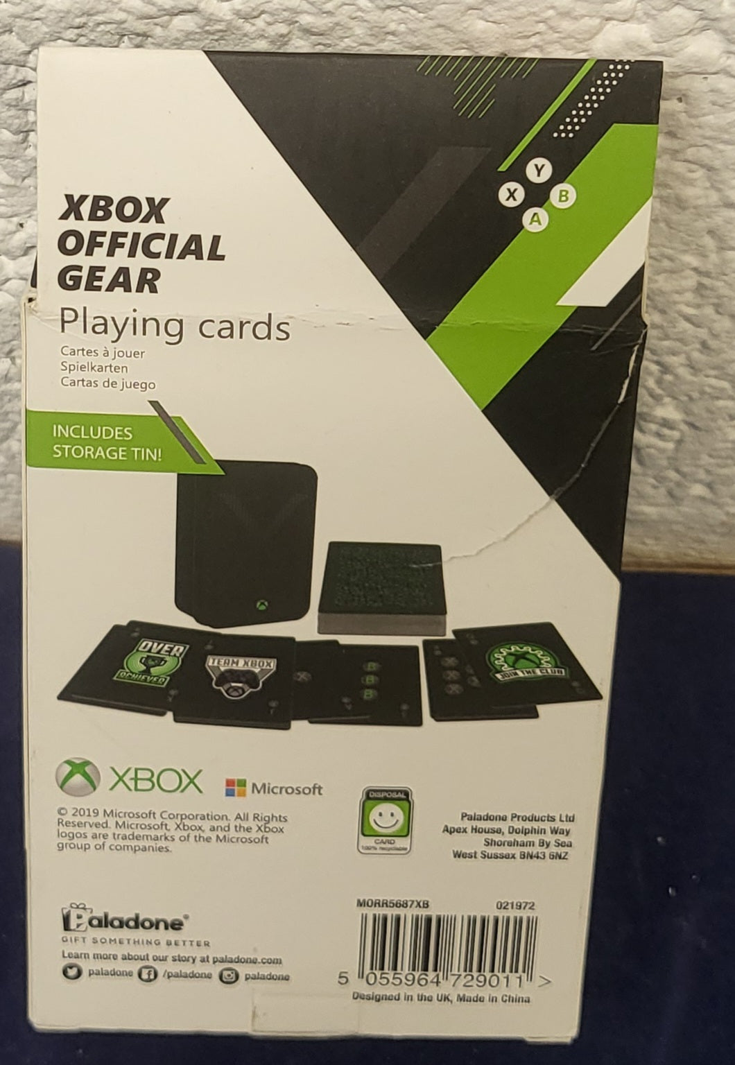 Official Xbox Playing Cards