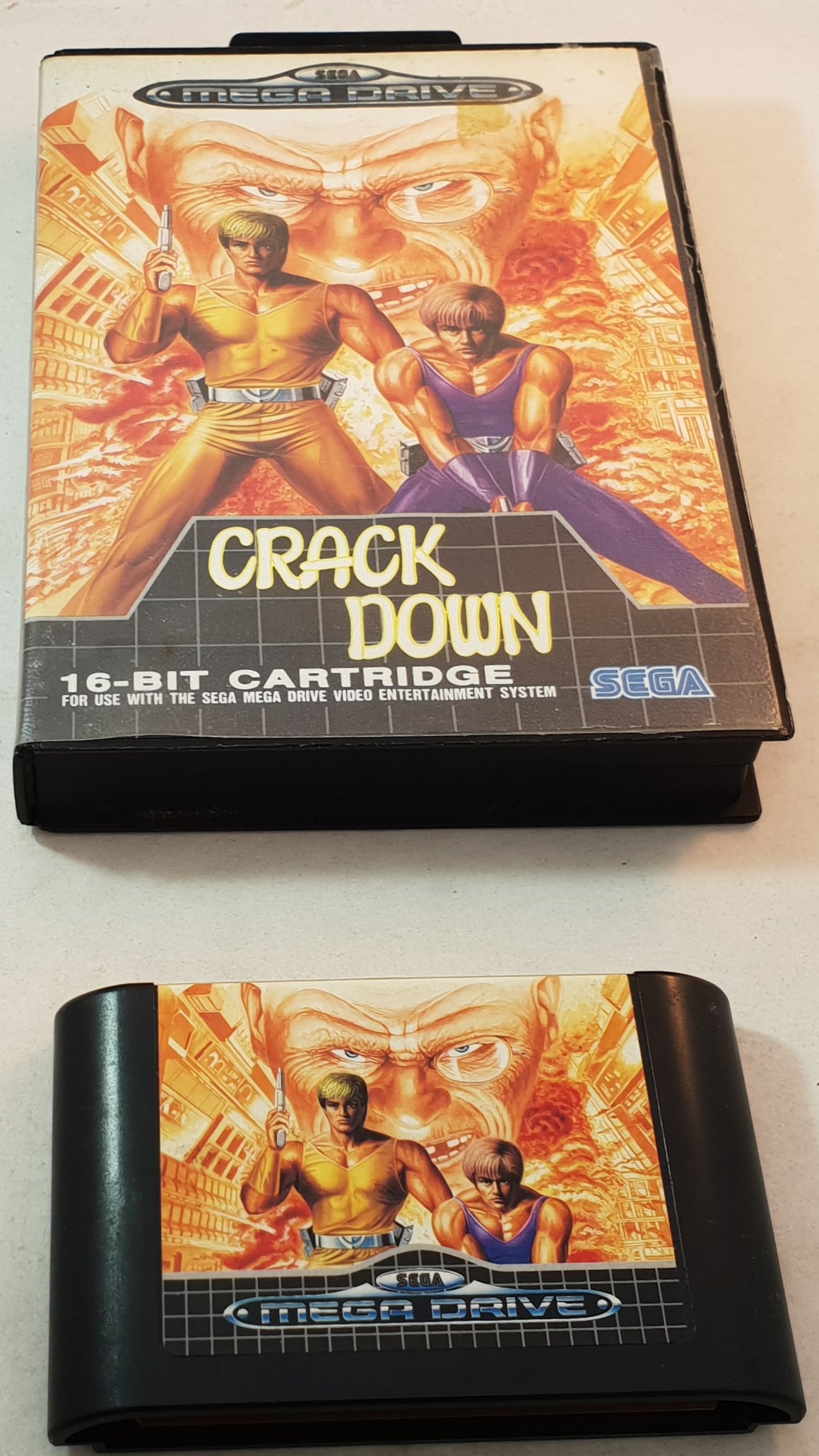 Crack Down Sega Mega Drive Game