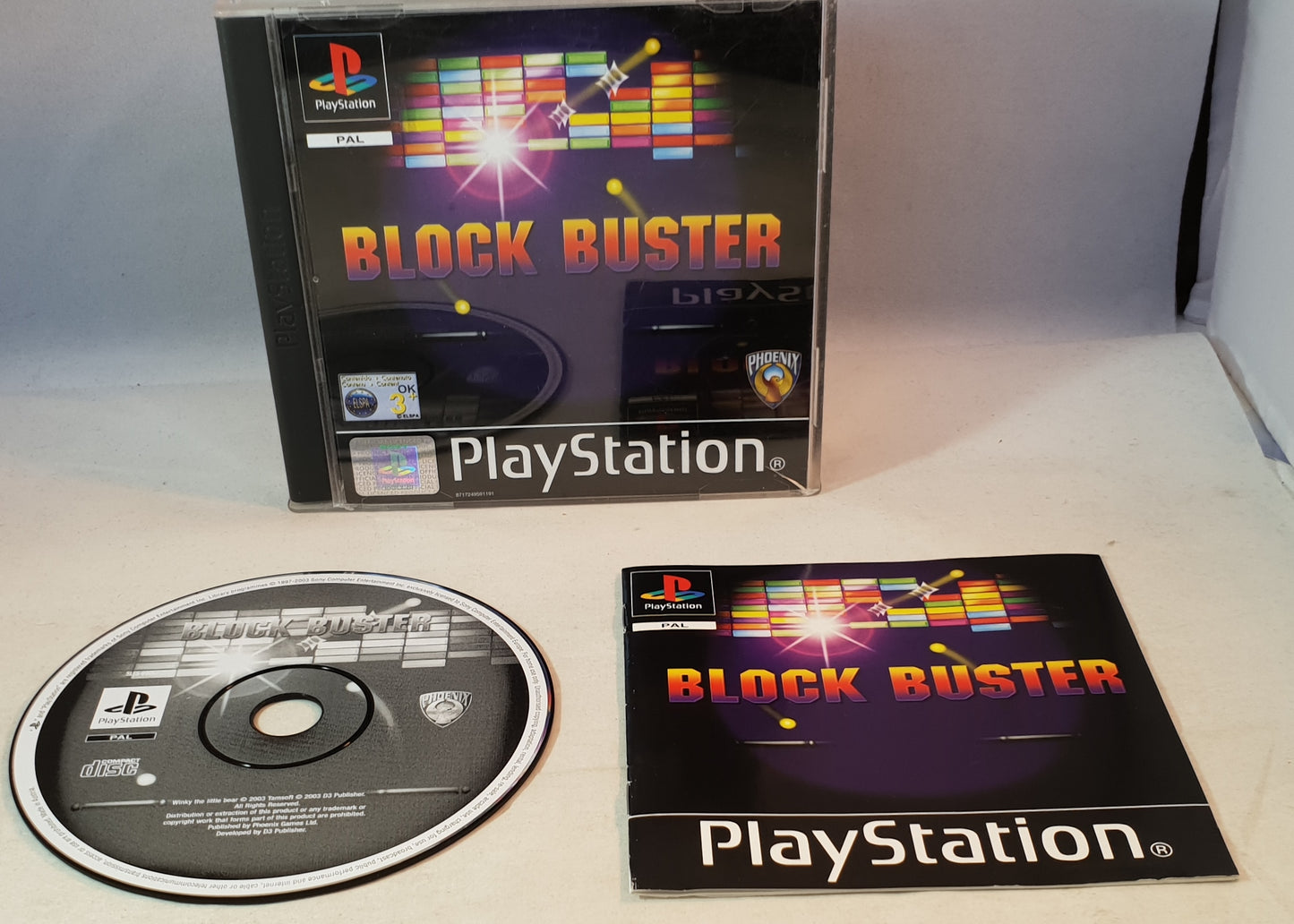 Block Buster Sony Playstation 1 (PS1) Game