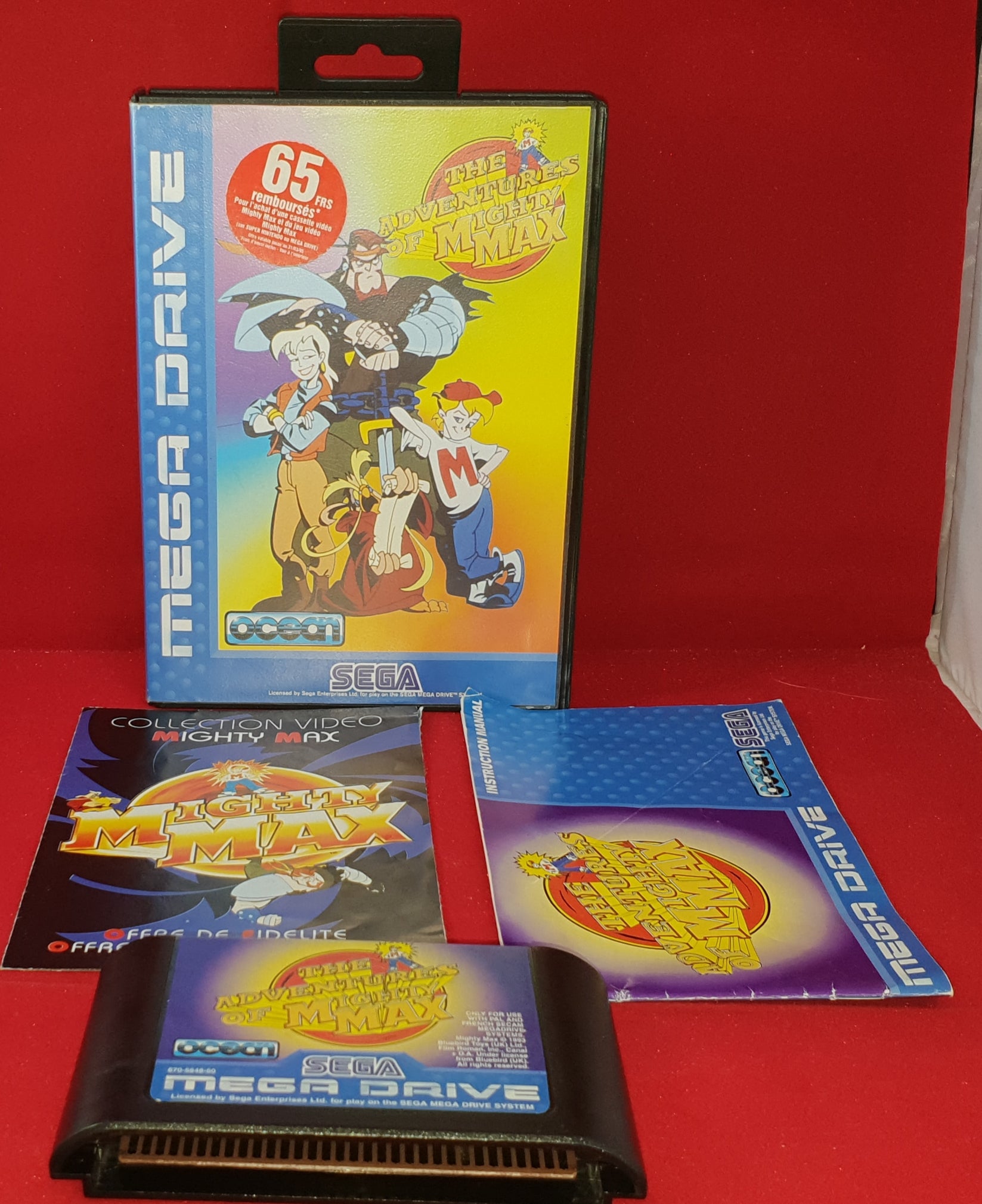 The Adventures of Mighty Max Sega Mega Drive RARE Game – Retro Gamer Heaven