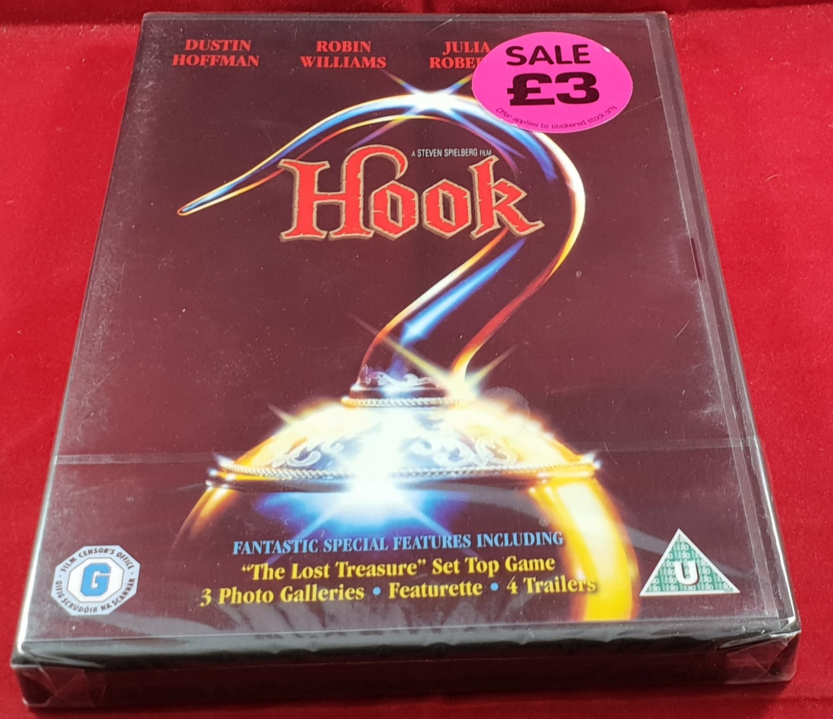 Brand New and Sealed Hook DVD – Retro Gamer Heaven