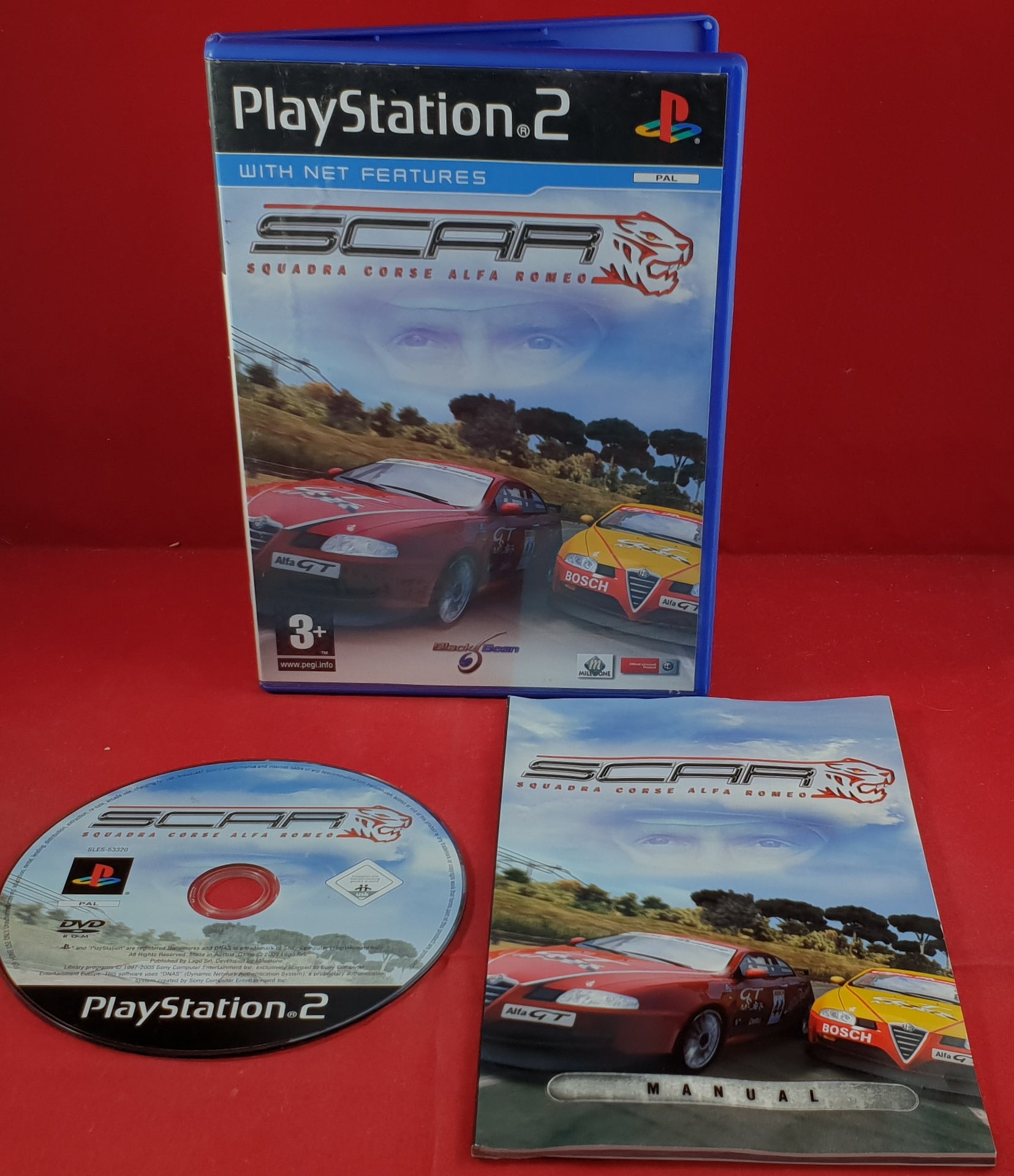 Scar Squadra Corse Alfa Romeo Sony Playstation 2 (PS2) Game – Retro Gamer  Heaven