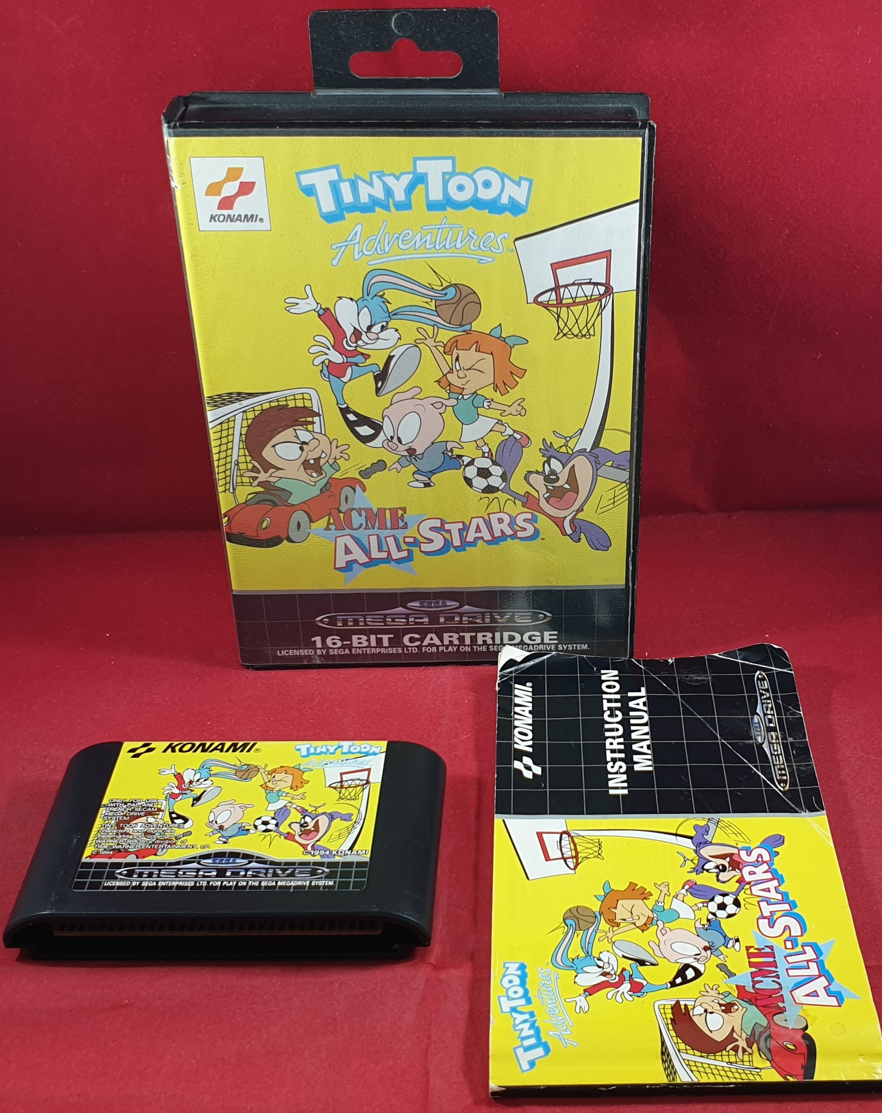 Tiny Toon Adventures Acme All Stars Sega Mega Drive Game – Retro Gamer  Heaven