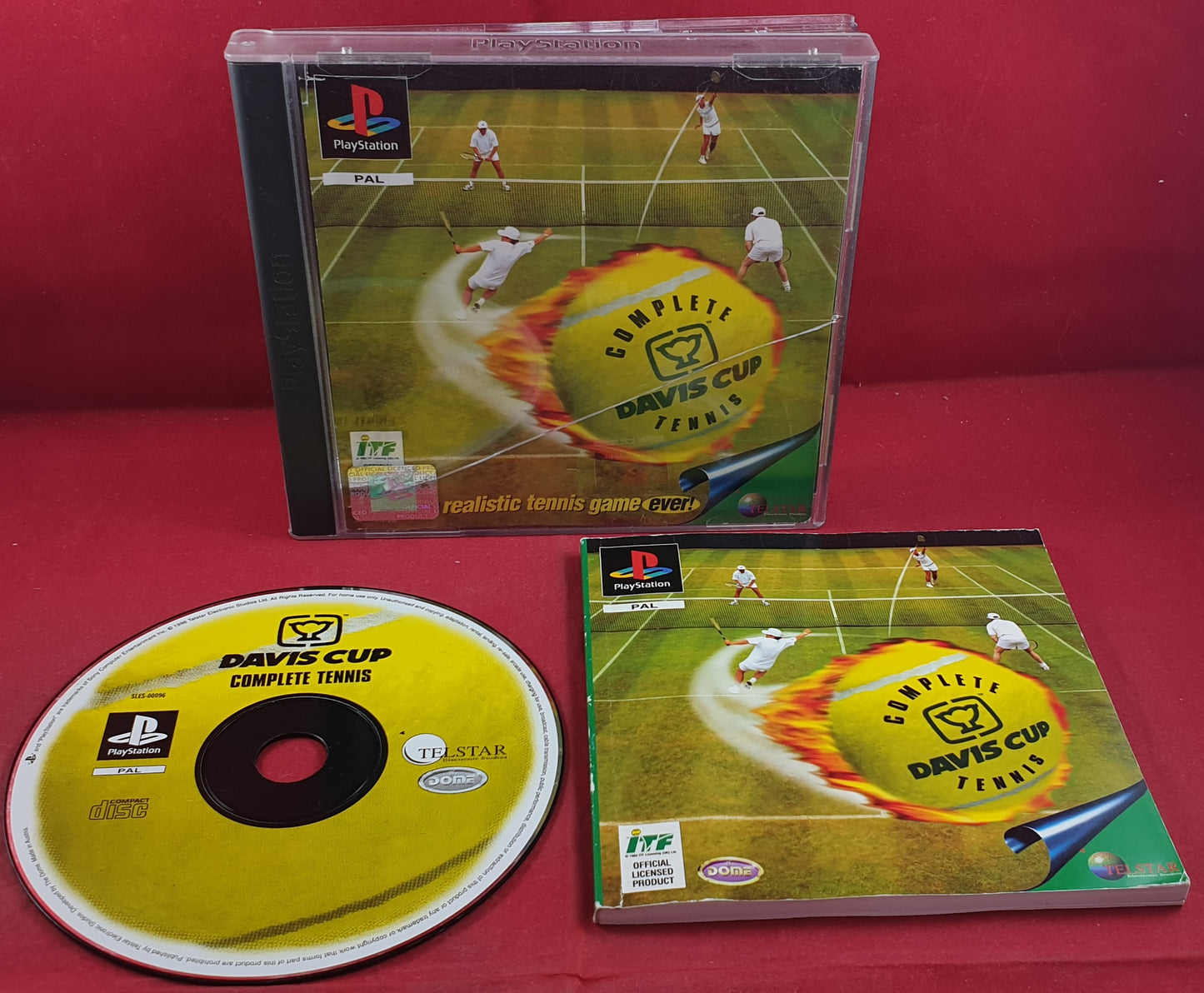 Davis Cup Complete Tennis Sony Playstation 1 (PS1) Game