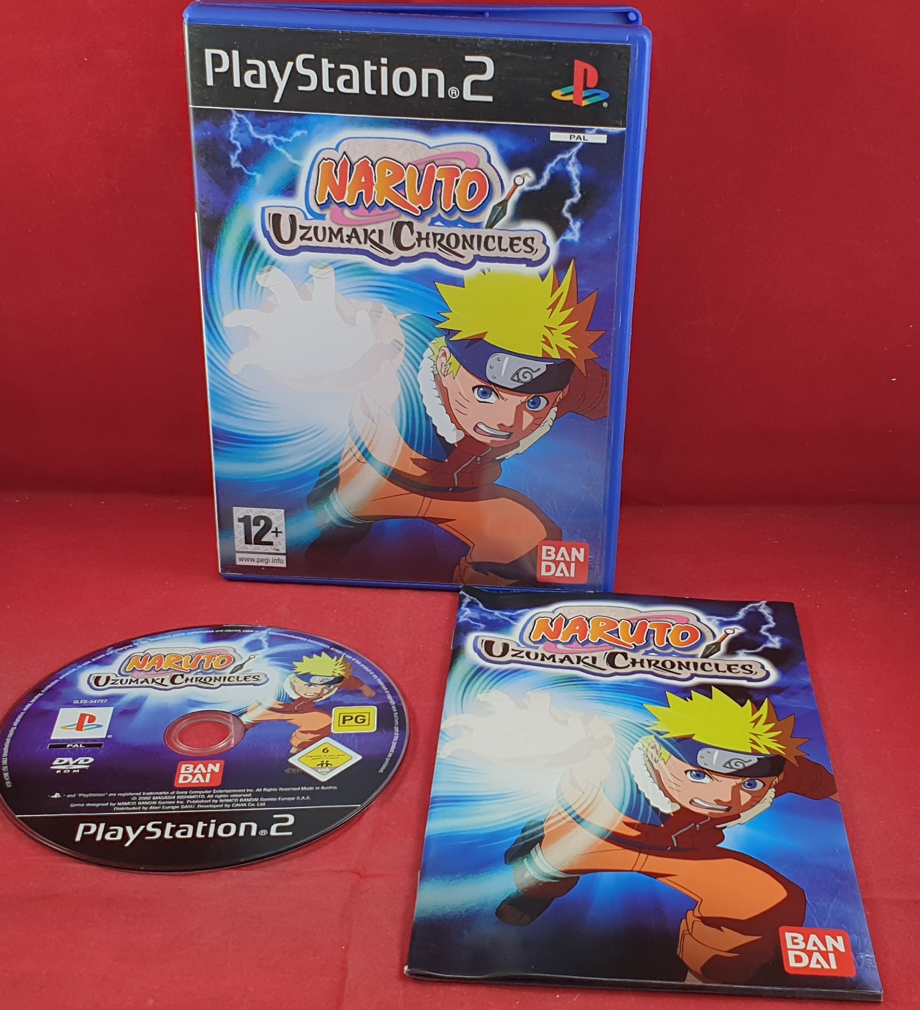 SHONEN JUMP NARUTO UZUMAKI CHRONICLES - PLAYSTATION 2 VIDEO GAME COMPLETE  PS2