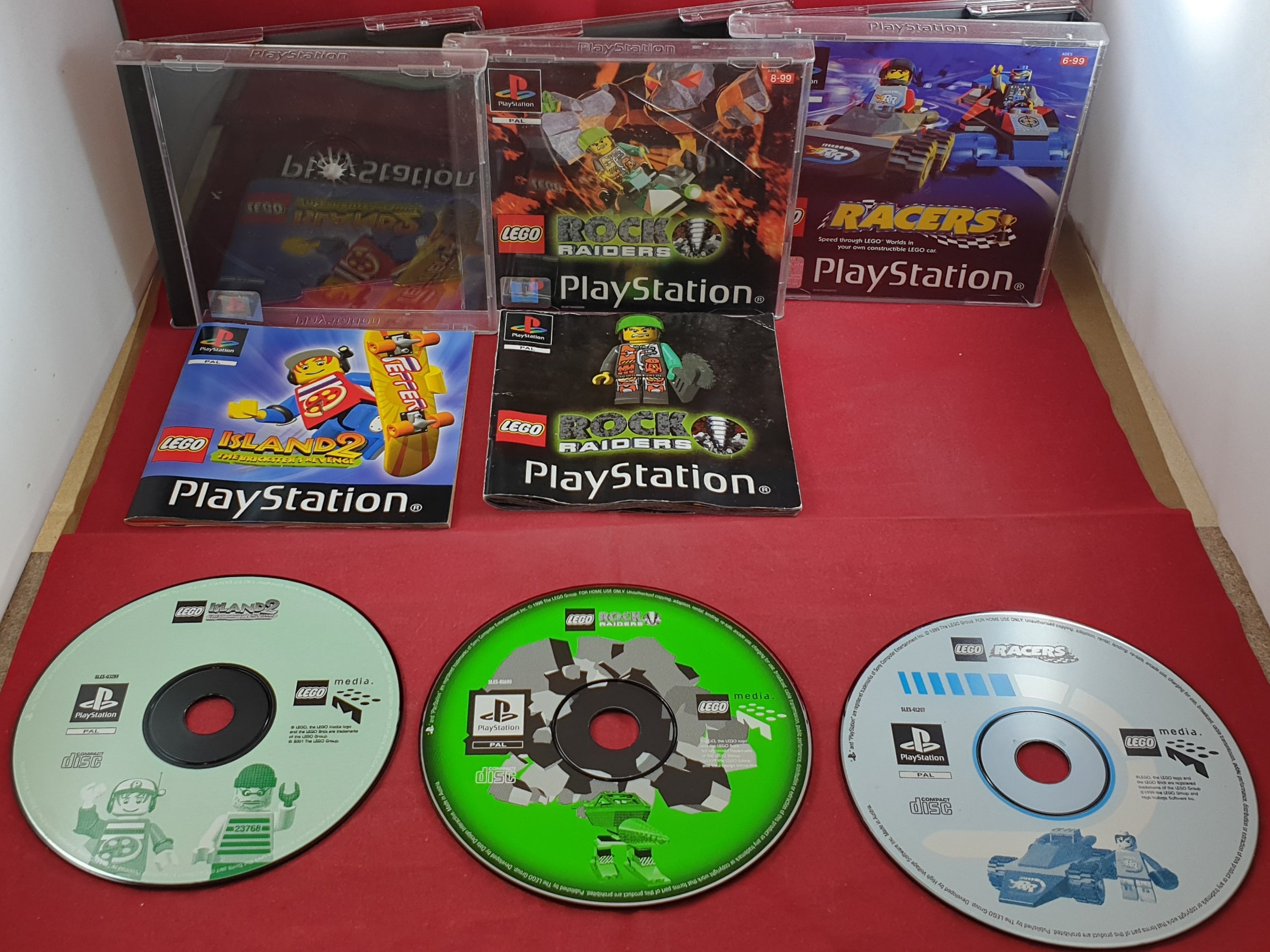 Lego Island 2, Rock Raiders & Racers Sony Playstation 1 (PS1) Game Bun –  Retro Gamer Heaven