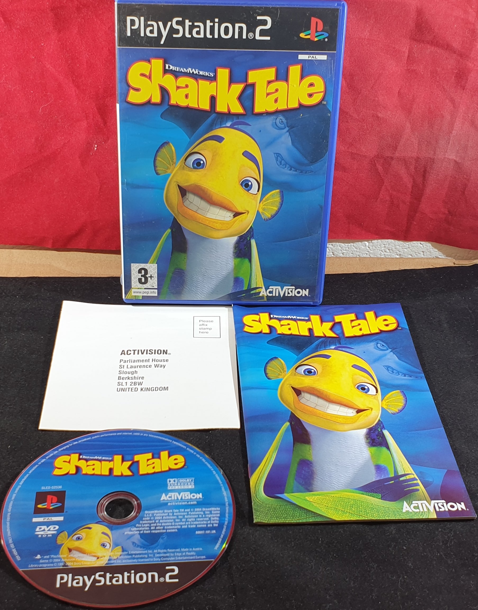 Shark Tale Sony Playstation 2 (PS2) Game – Retro Gamer Heaven