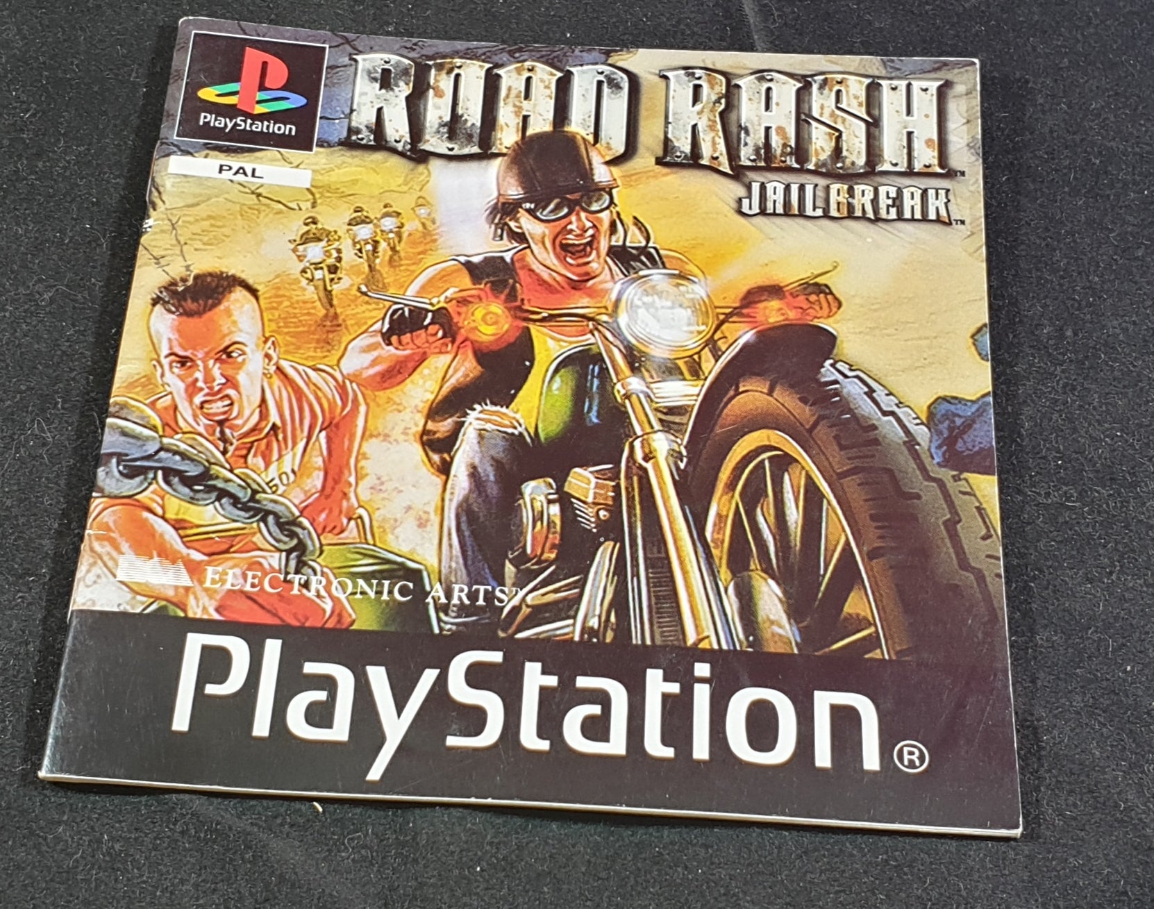 Road Rash Jailbreak Sony Playstation 1 (PS1) Spare Manual Only