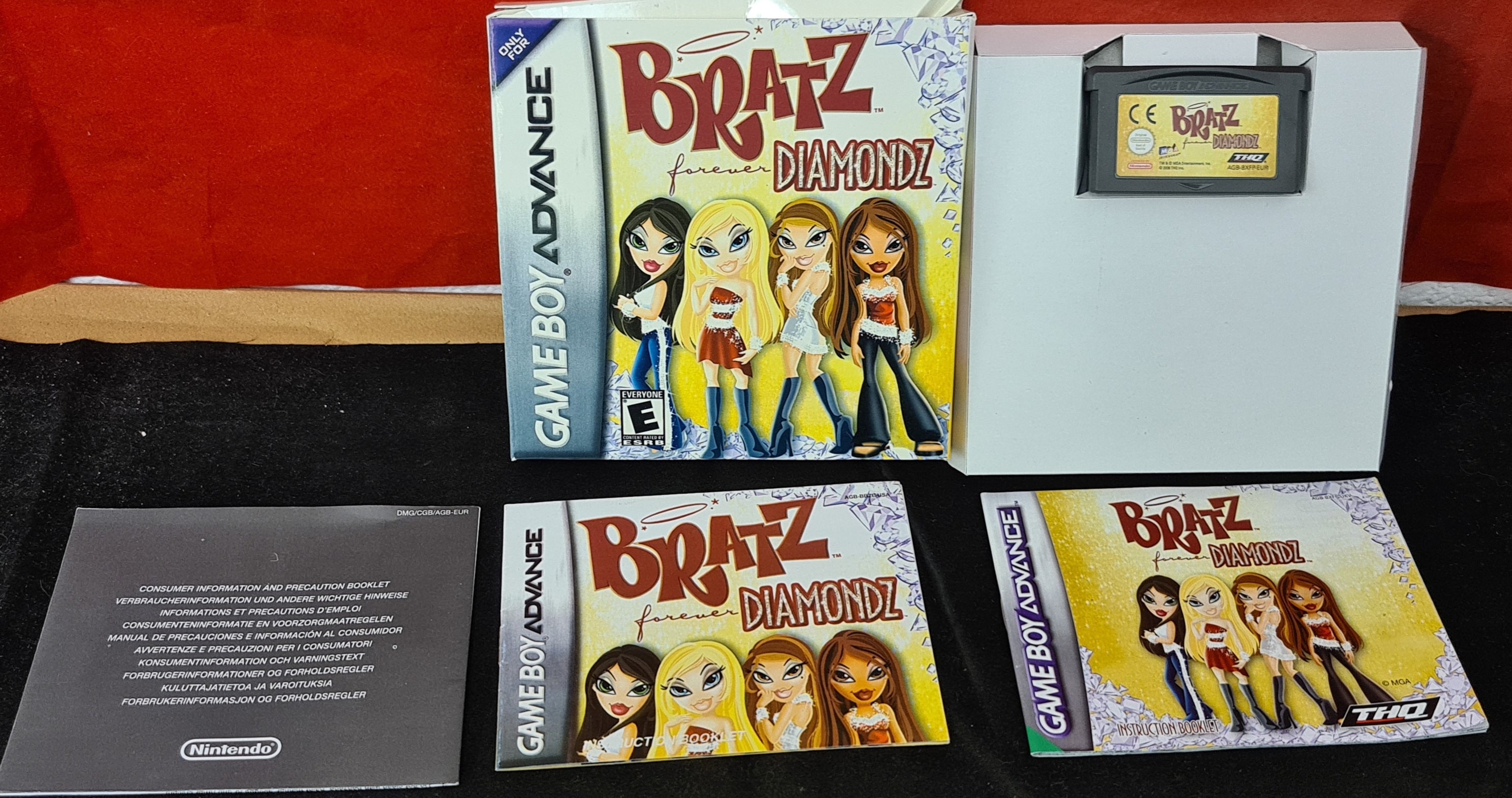 Bratz Forever Diamondz Reproduction Box Nintendo Game Boy Advance Game –  Retro Gamer Heaven