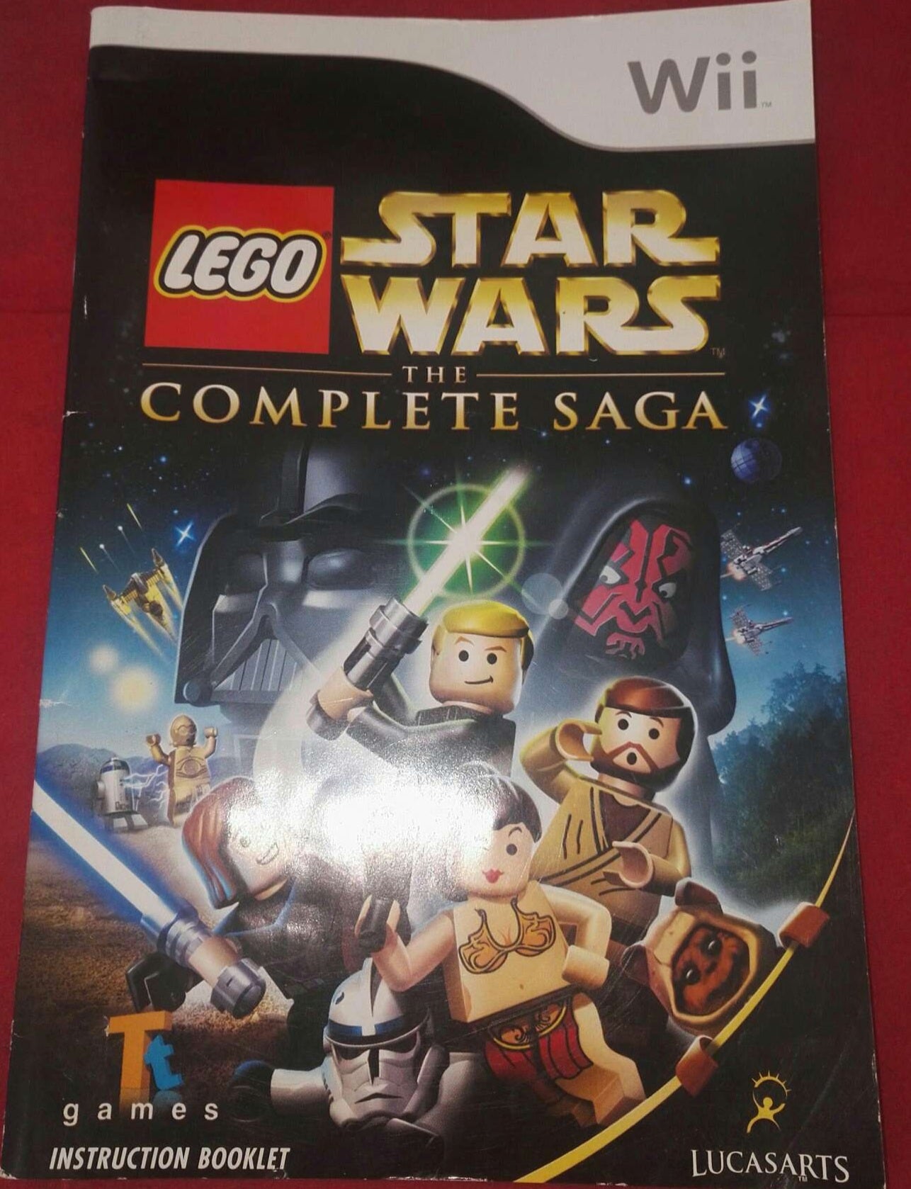 Lego Star Wars the Complete Saga Nintendo Wii Spare Manual Only – Retro  Gamer Heaven