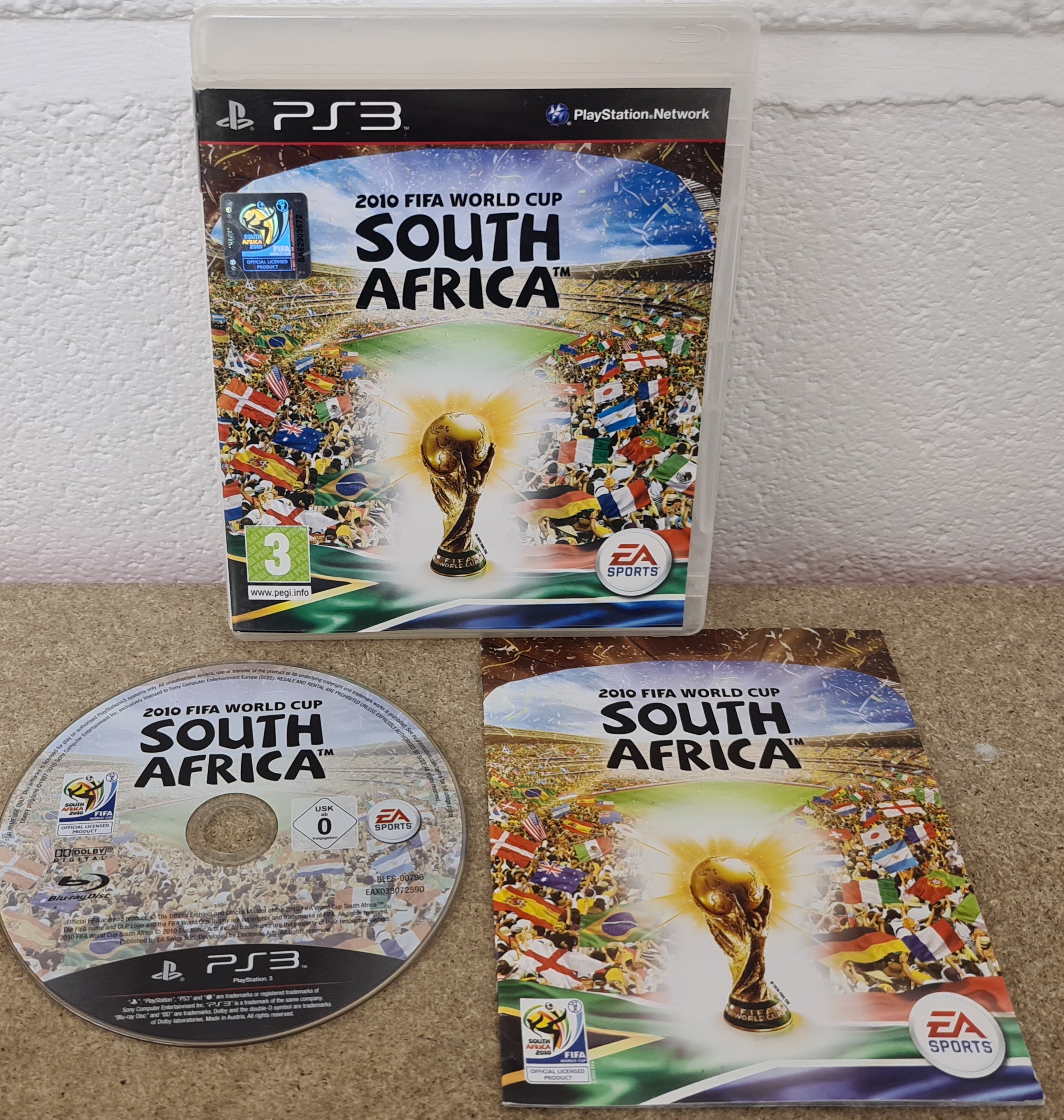 2010 Fifa World Cup South Africa - Sony PlayStation 3 PS3 - Empty Custom  Replacement Case - Custom Game Case
