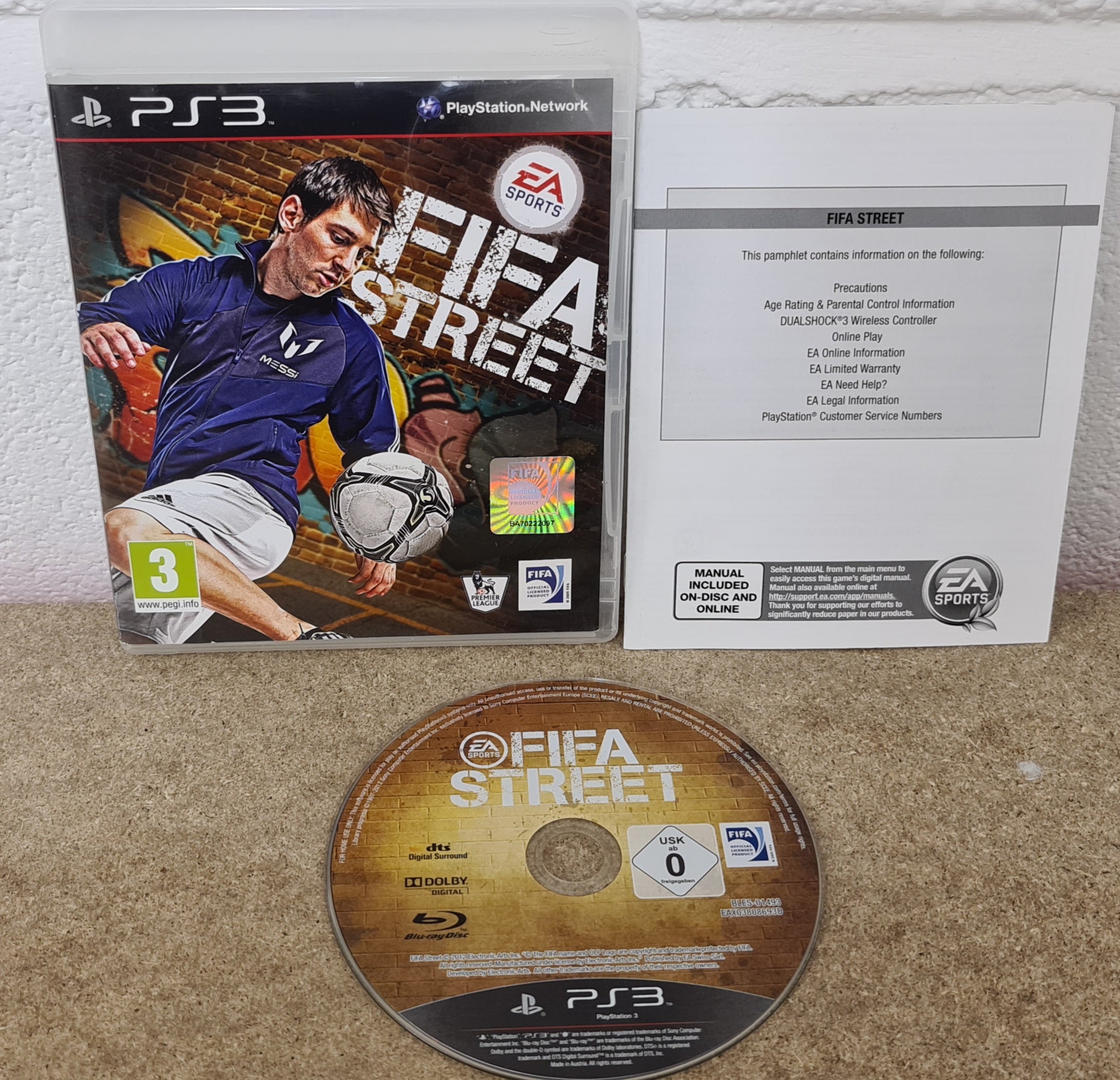 EA Sports FIFA Street Sony Playstation 3 PS3 Game Disc