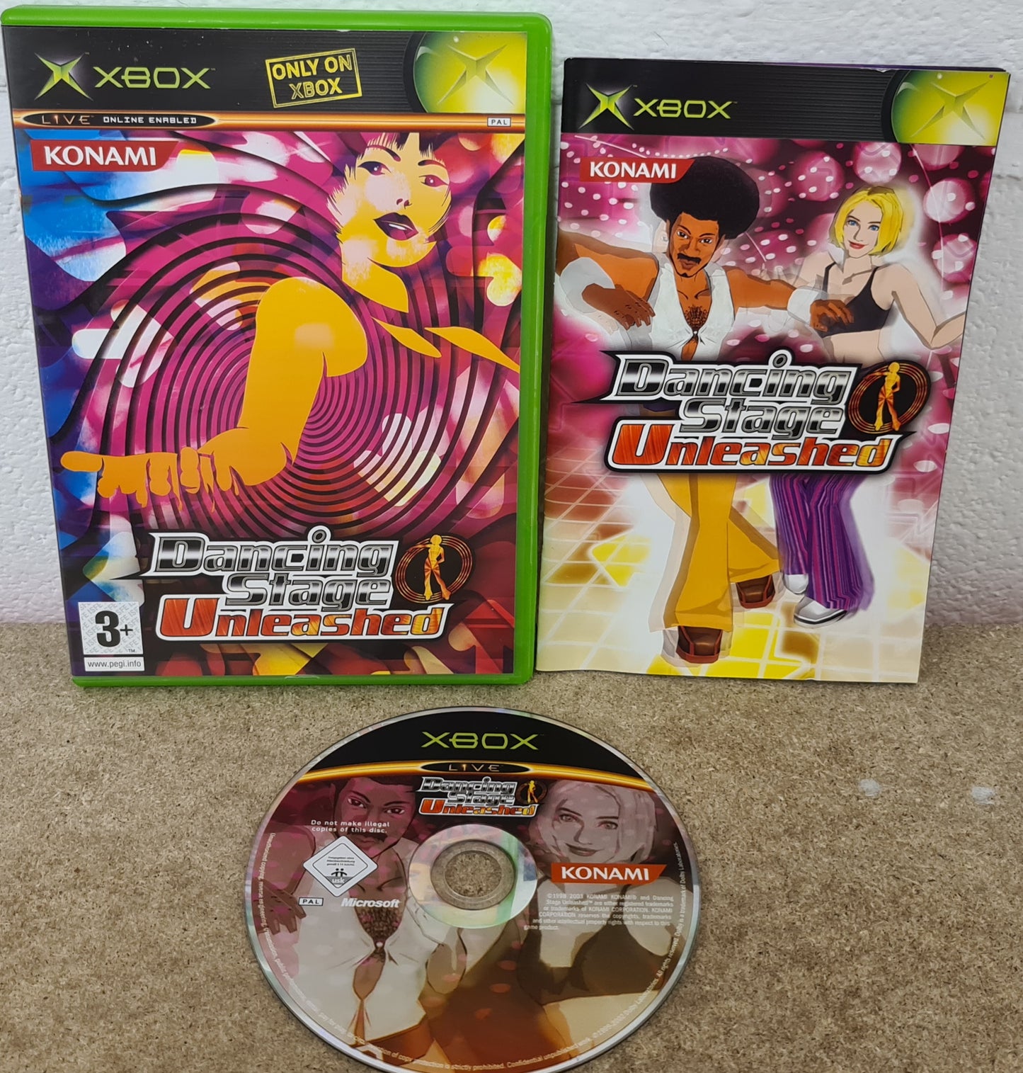 Dancing Stage Unleashed AKA  Dance Dance Revolution Ultramix Microsoft Xbox Game