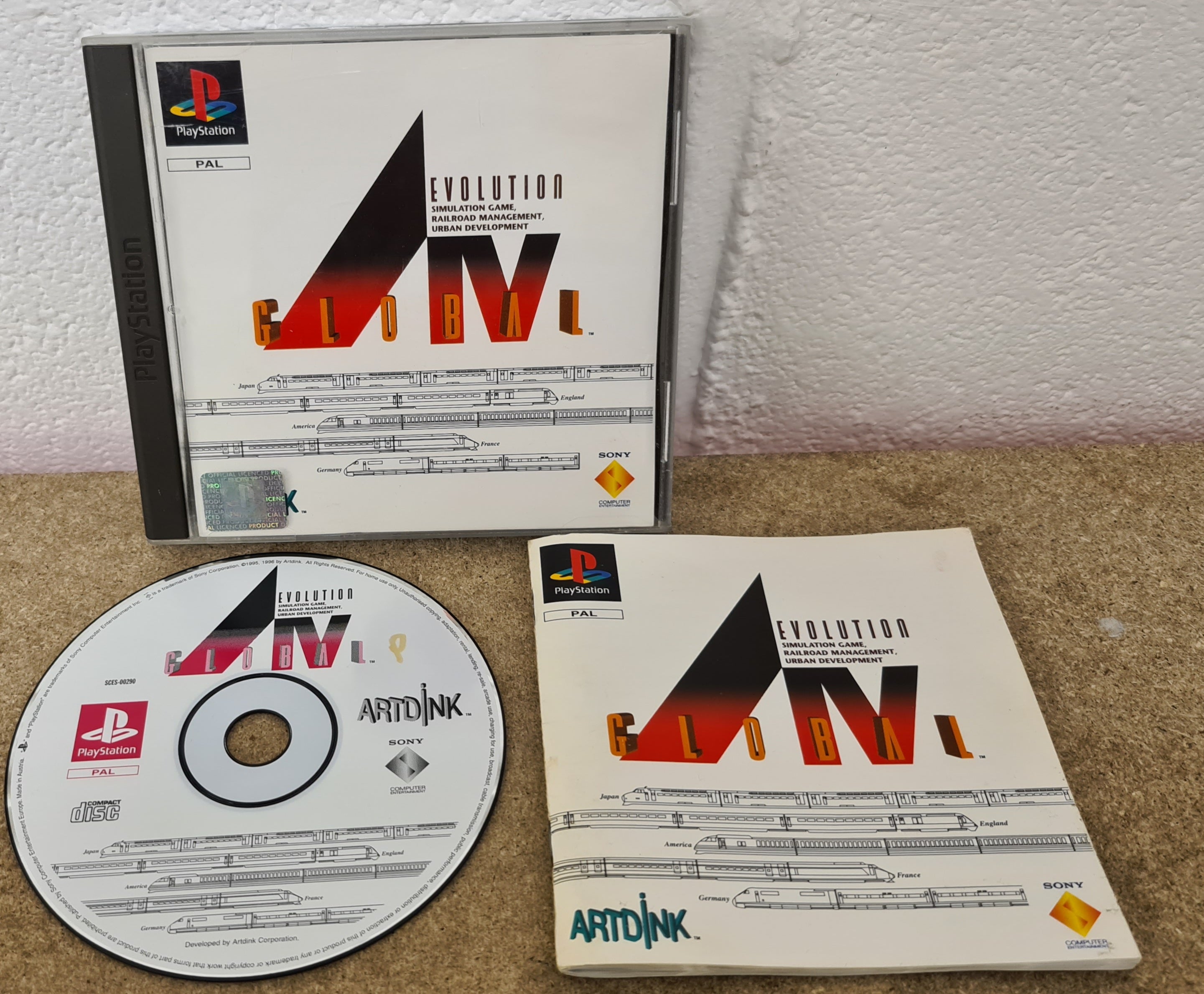 A.IV Evolution Global Sony Playstation 1 (PS1) RARE Game – Retro