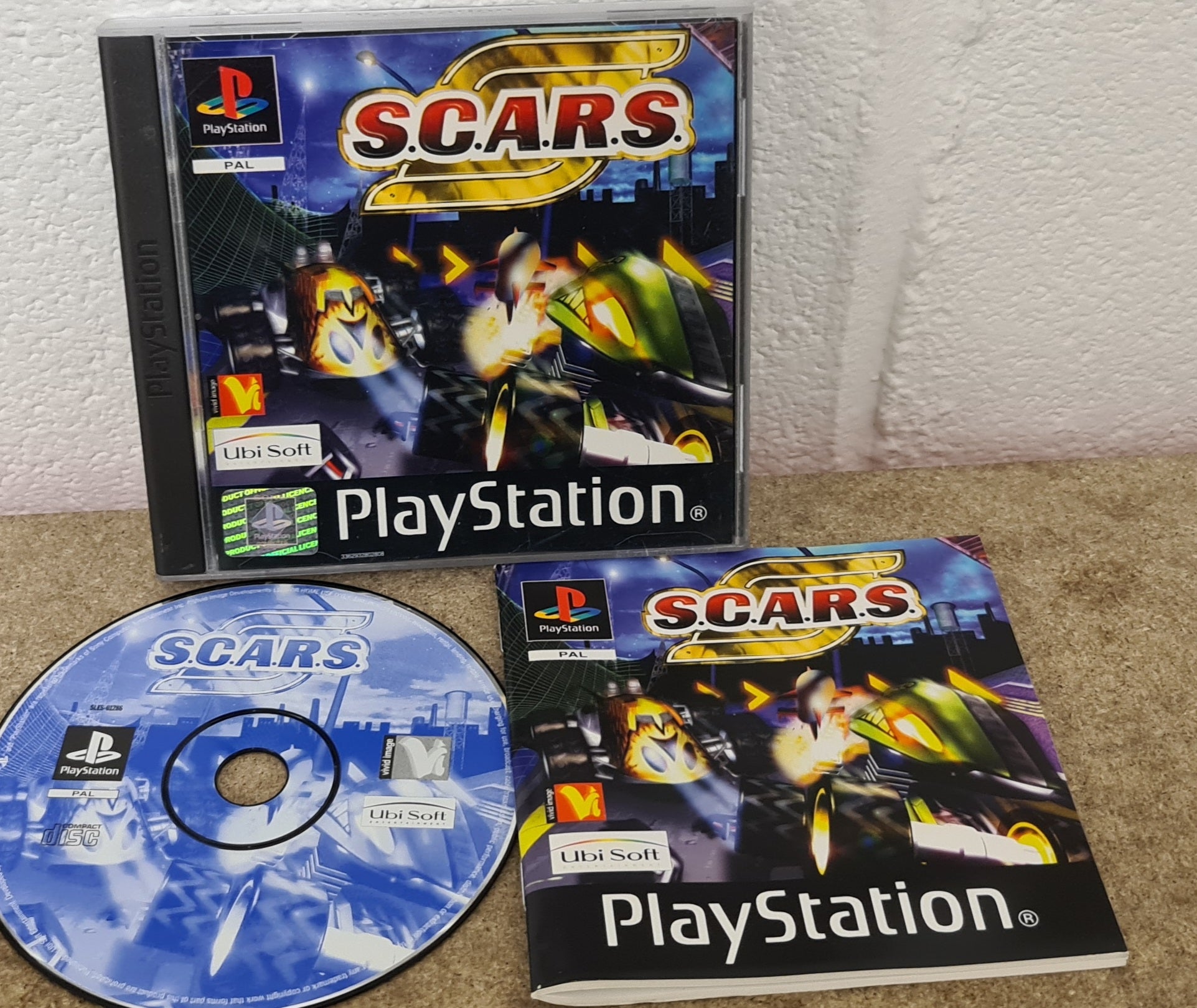S.C.A.R.S. Sony Playstation 1 Game – Retro Gamer Heaven