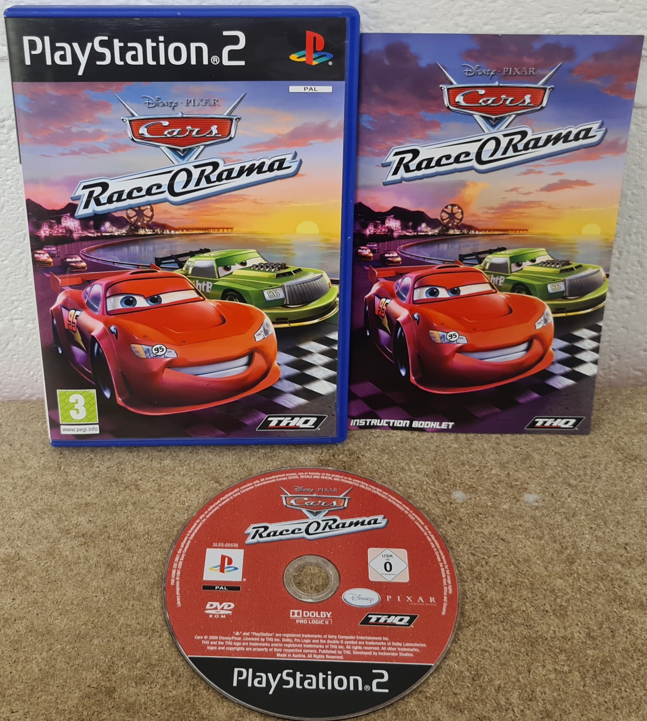 Cars Race-O-Rama (Sony PlayStation 2, PS2) *Genuine GAME DISC ONLY  752919461808 