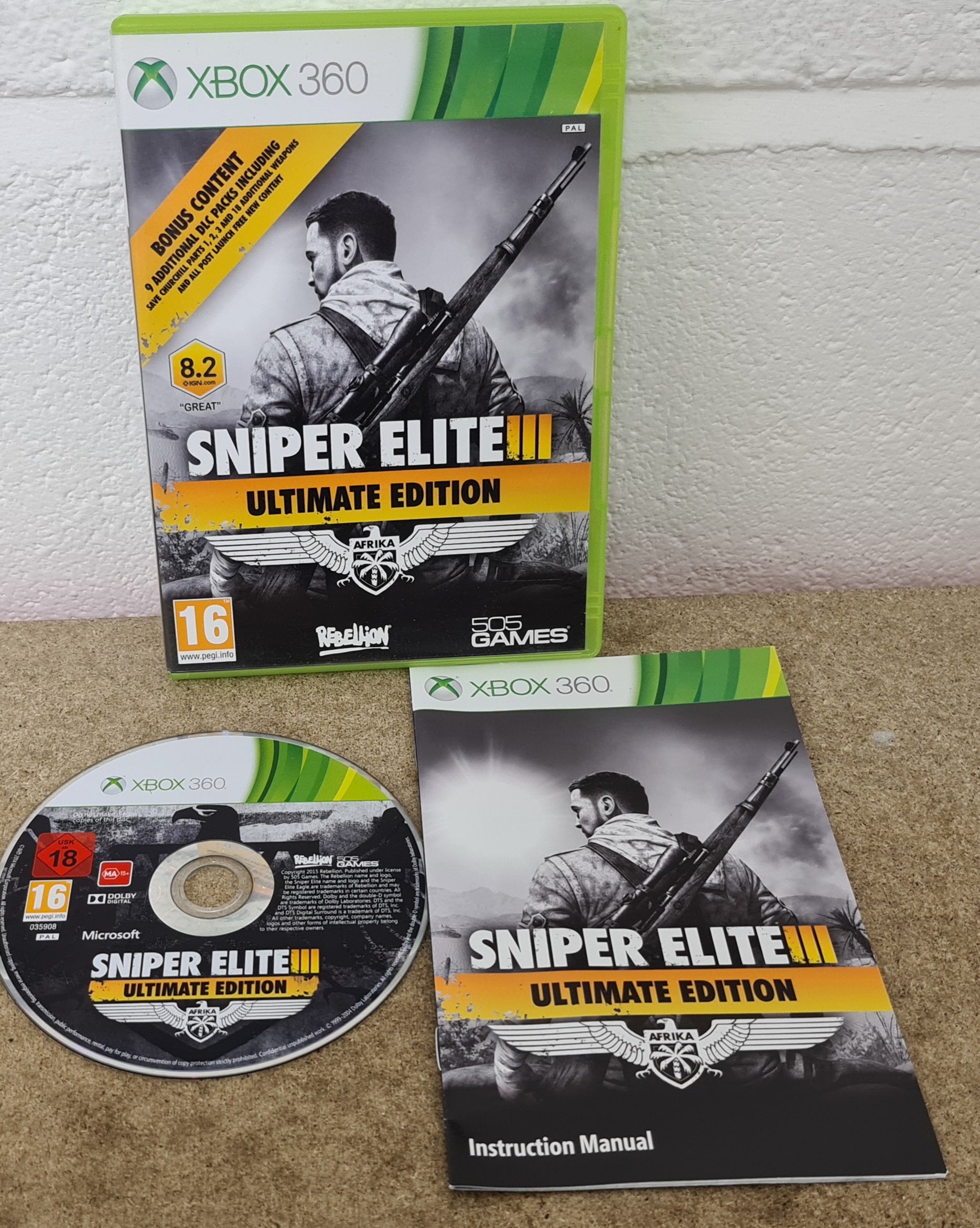 Sniper Elite III Ultimate Edition Microsoft Xbox 360 Game – Retro Gamer  Heaven