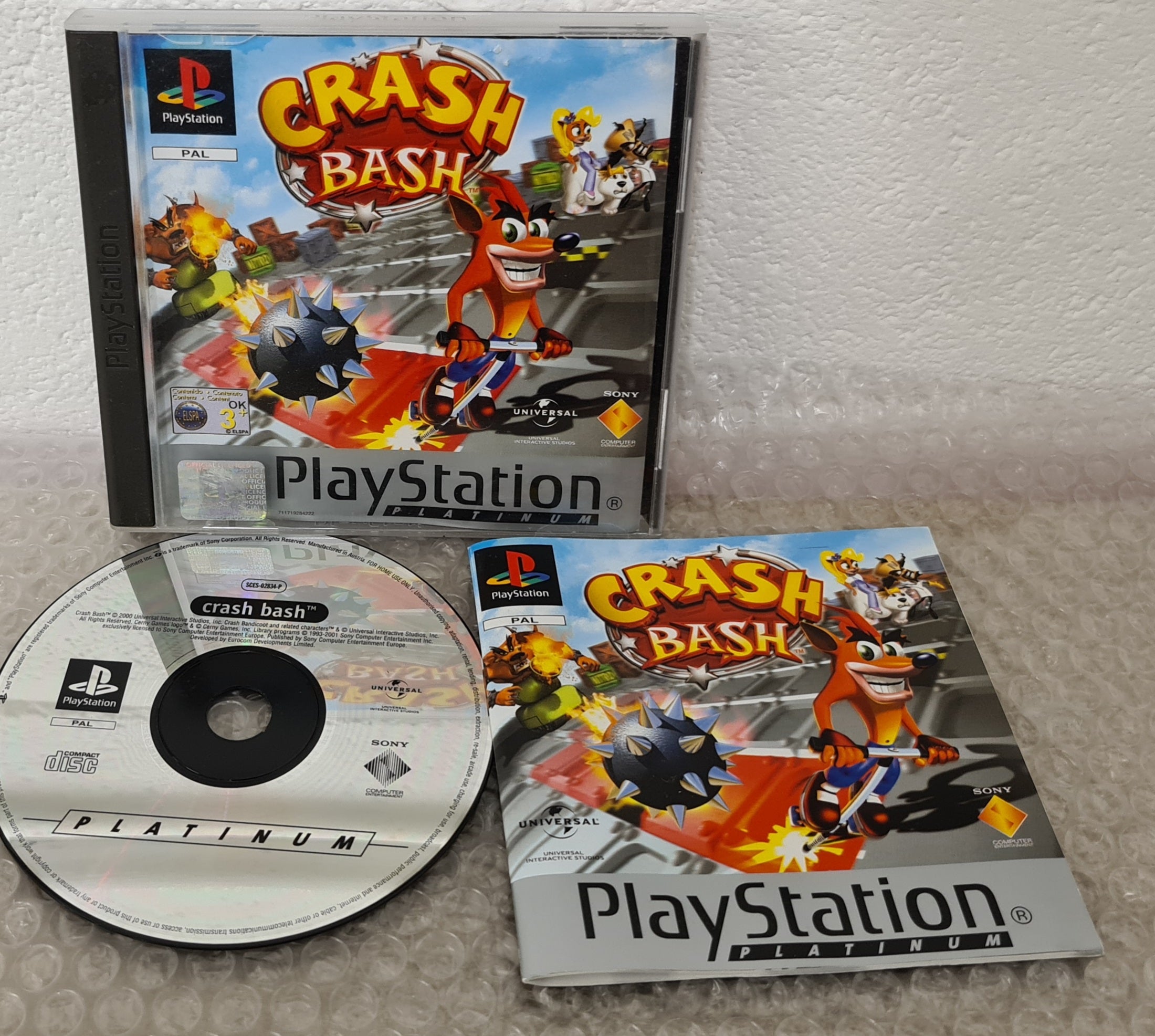 Crash Bash Platinum Sony Playstation 1 (PS1) Game – Retro Gamer Heaven