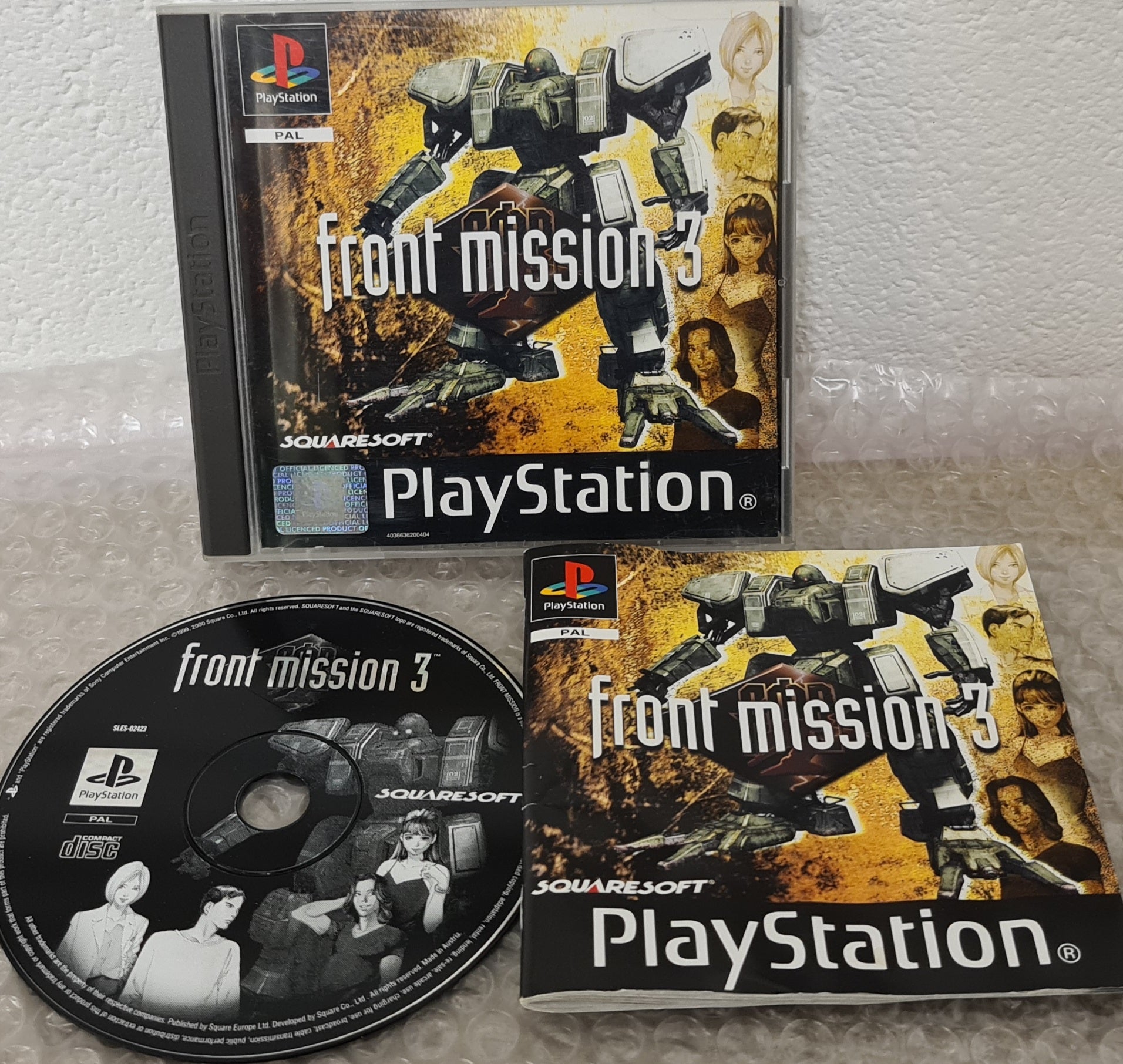 Front Mission 3 Sony Playstation 1 (PS1) RARE Game