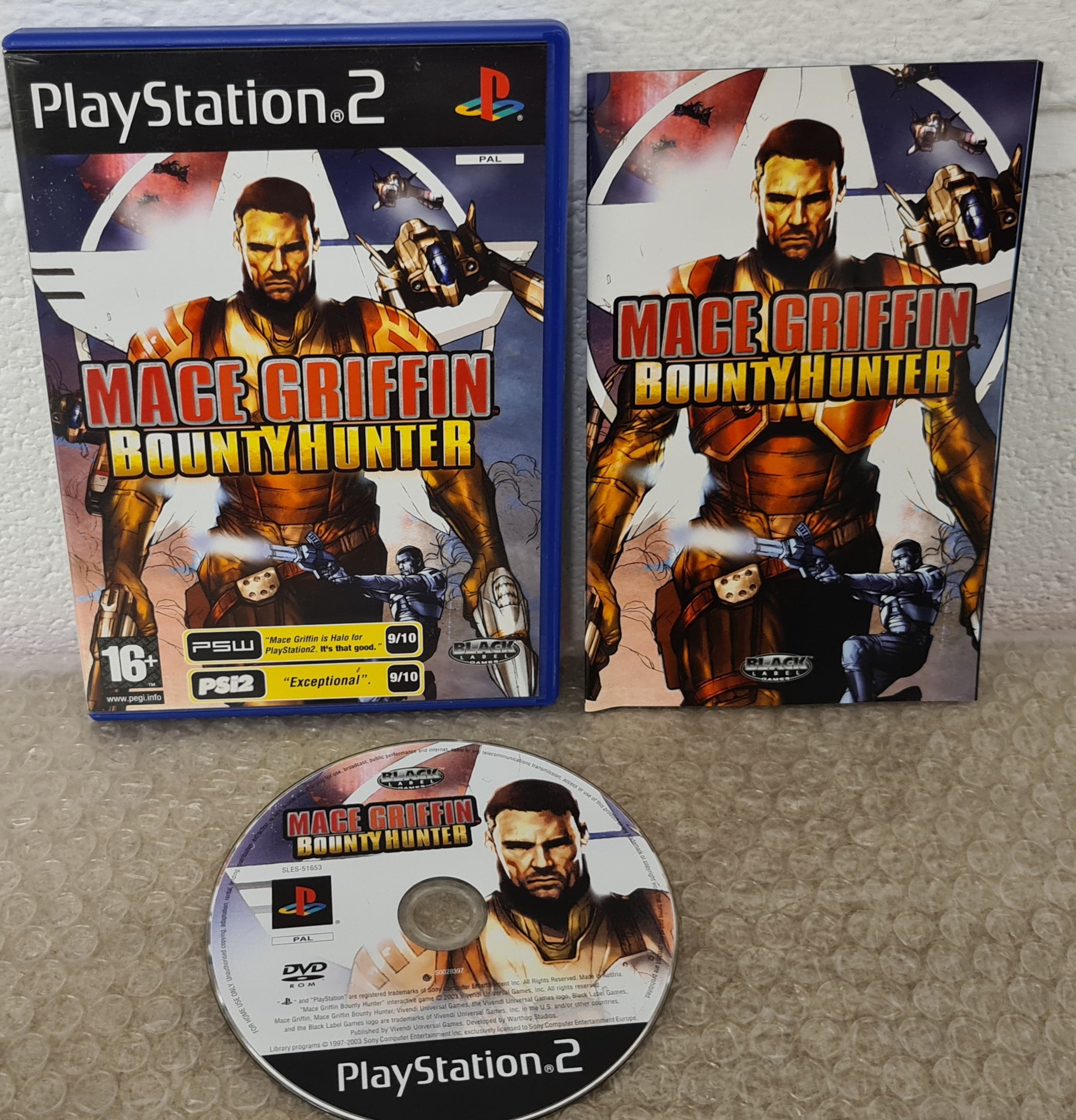 Mace Griffin Bounty Hunter Sony Playstation 2 (PS2) Game – Retro Gamer  Heaven