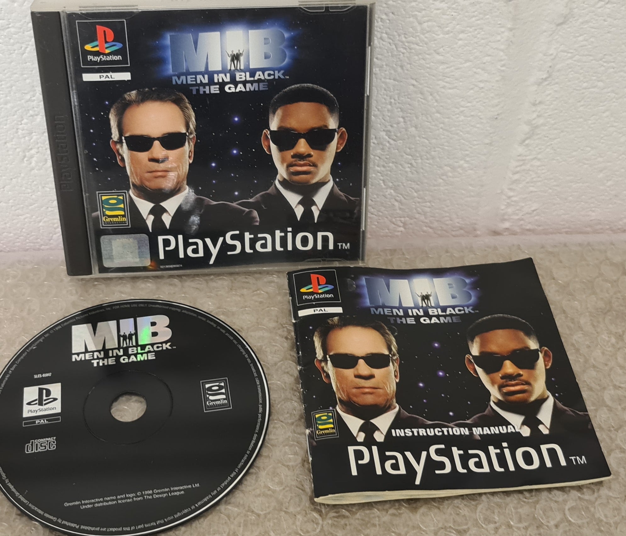 Men in Black Sony Playstation 1 (PS1) Game