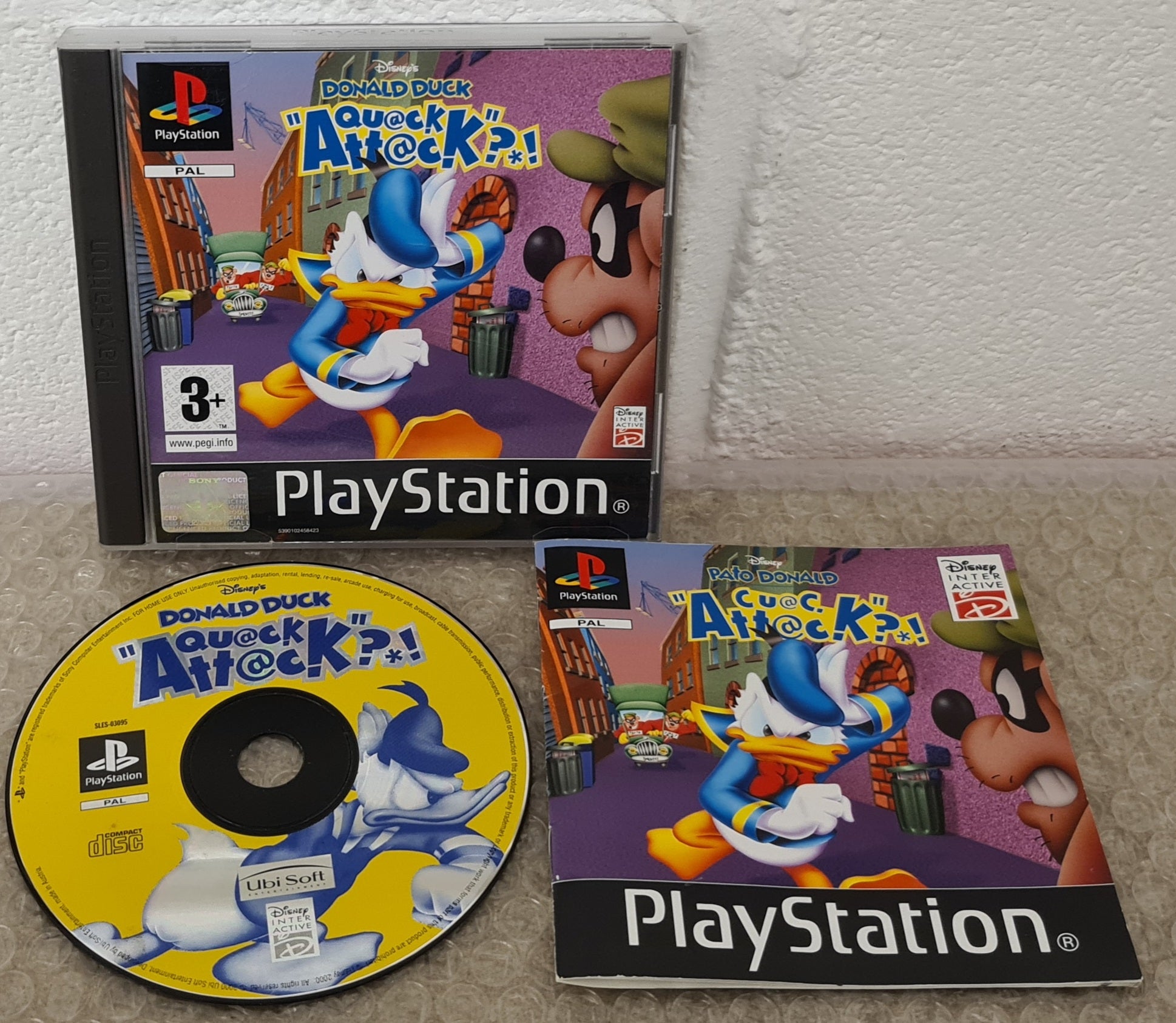 Donald Duck Quack Attack Black Label Sony Playstation 1 (PS1) Game – Retro  Gamer Heaven