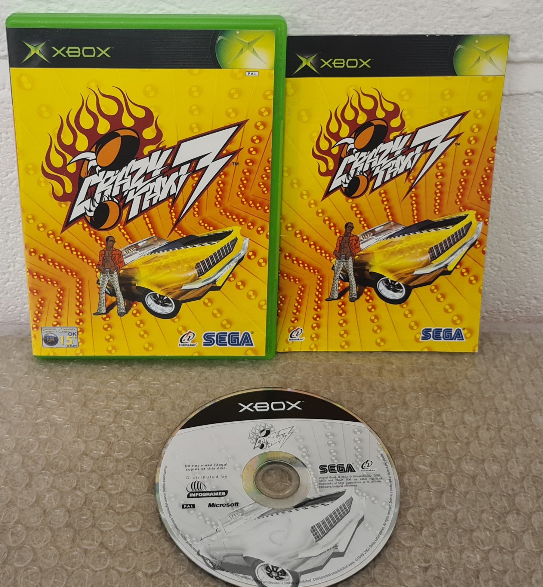 Crazy Taxi 3 Microsoft Xbox RARE Game – Retro Gamer Heaven