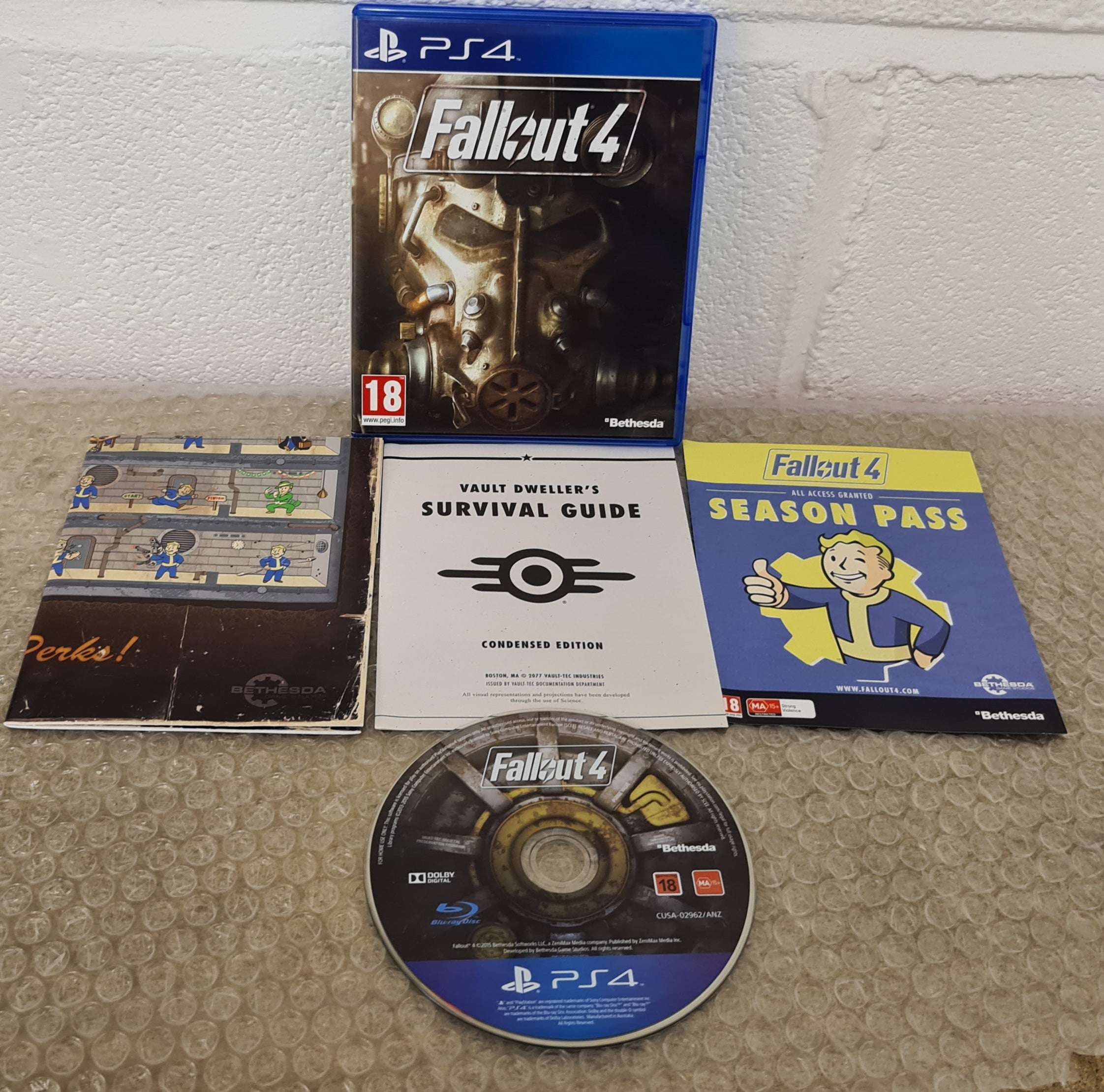 Fallout 4 with Poster Sony Playstation 4 (PS4) Game – Retro Gamer Heaven