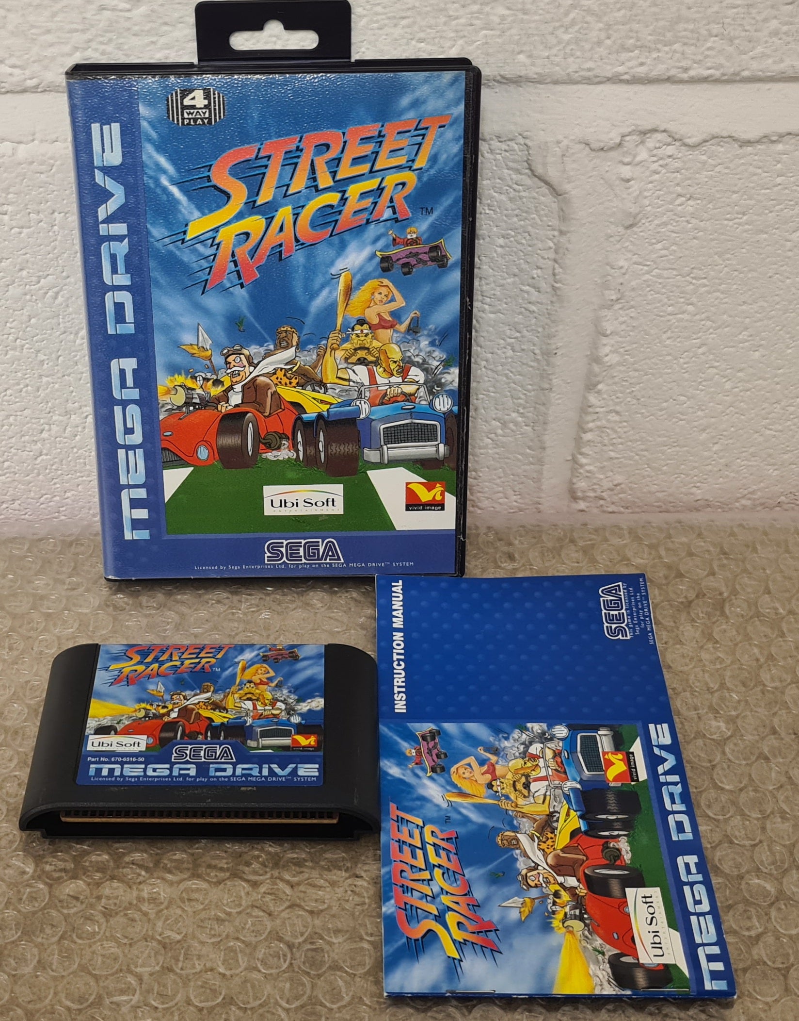 Street Racer Sega Mega Drive Game – Retro Gamer Heaven