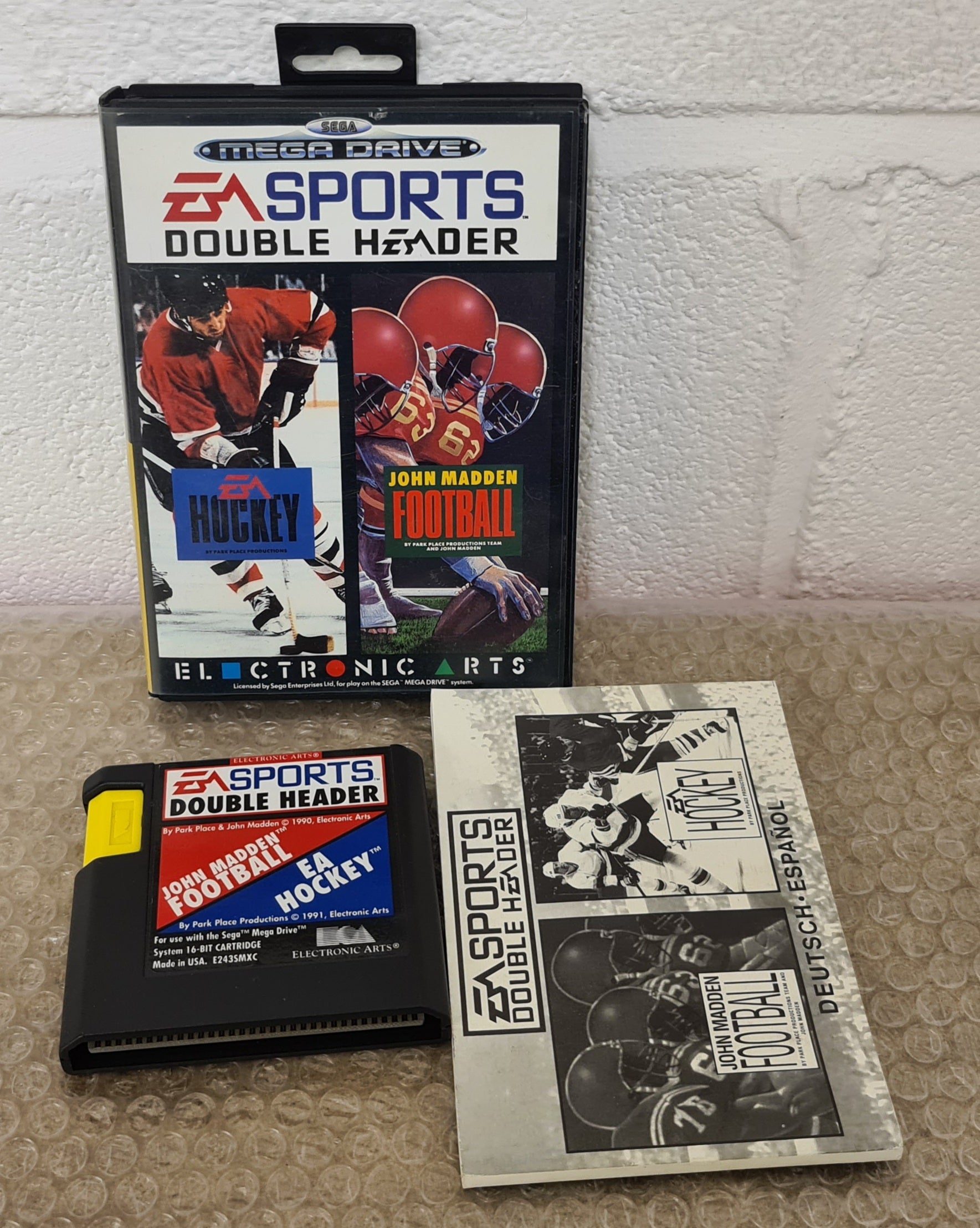 EA Sports Double Header Sega Mega Drive Game – Retro Gamer Heaven