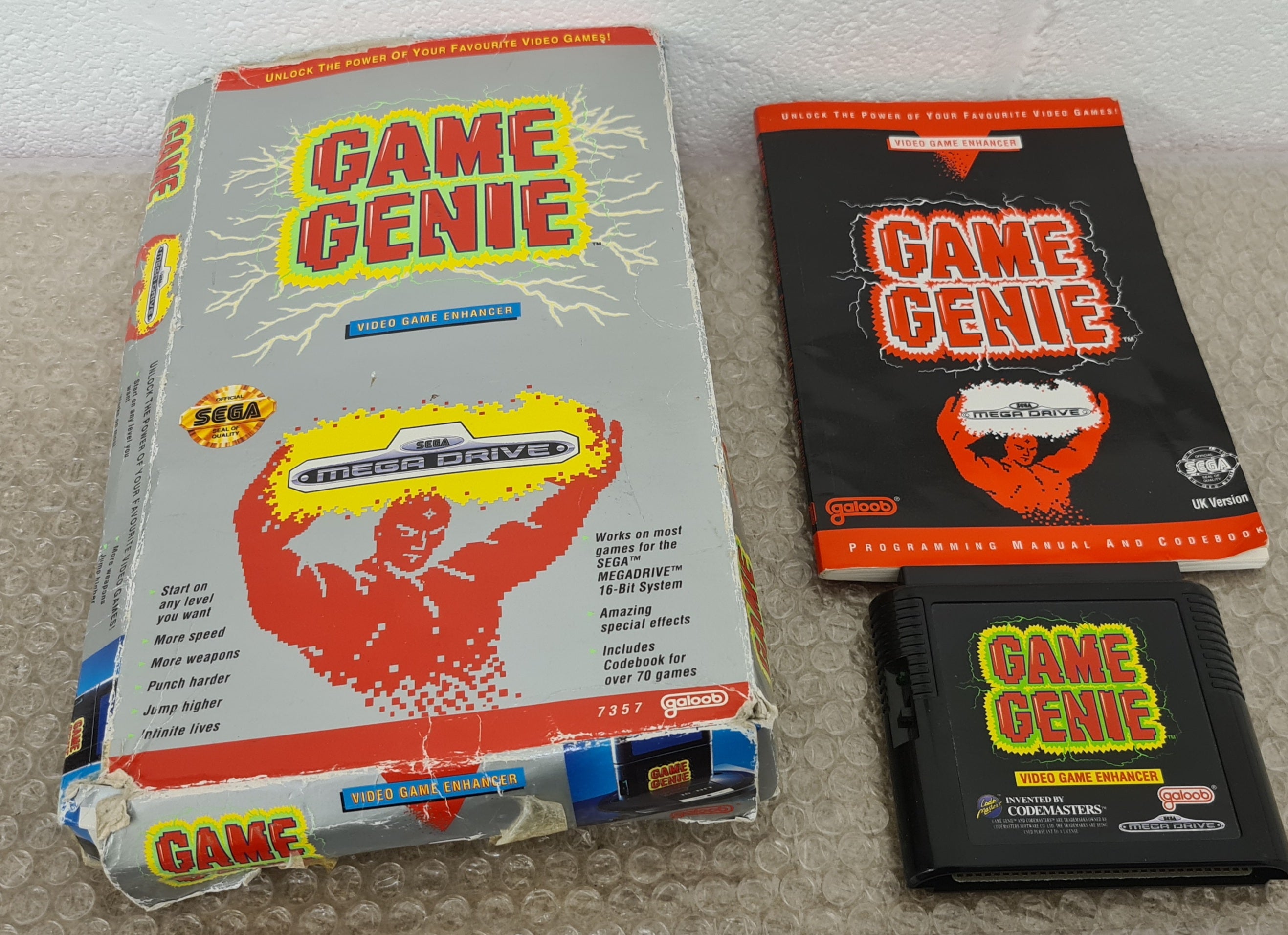 Boxed Game Genie Sega Mega Drive Accessory – Retro Gamer Heaven