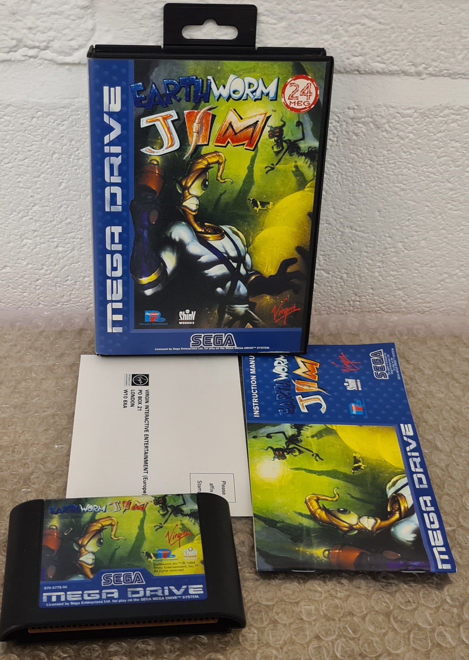 Earthworm Jim Sega Mega Drive Game – Retro Gamer Heaven