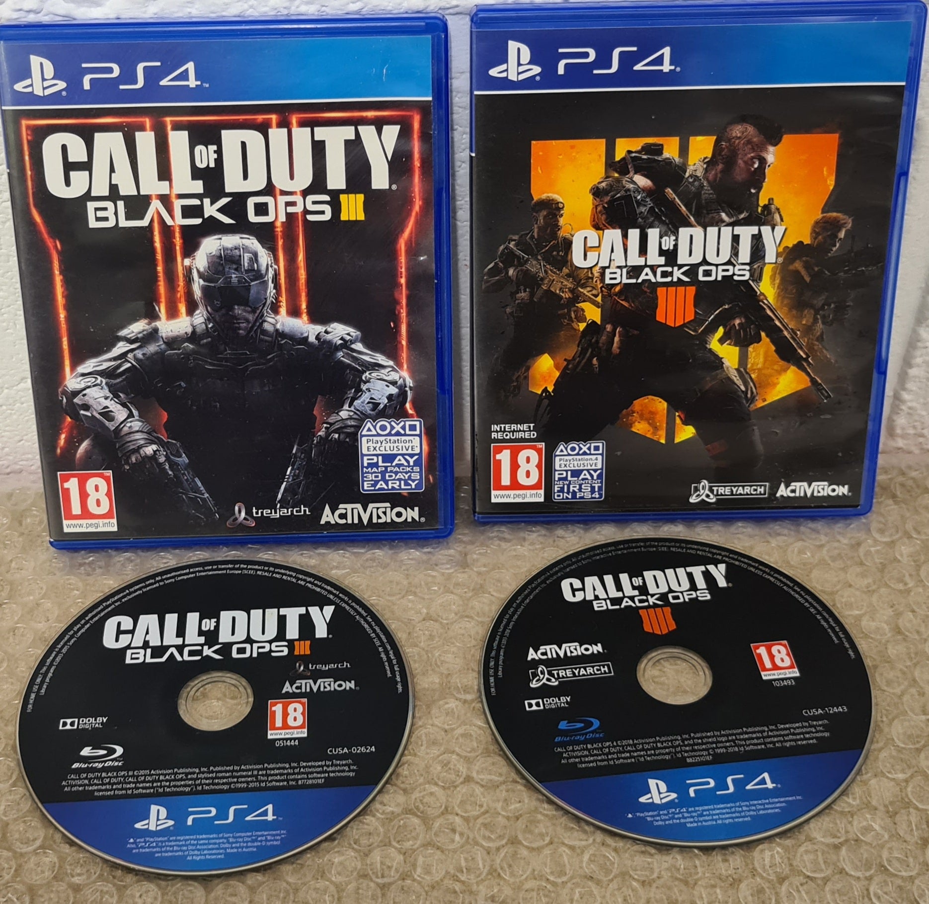 Call of Duty Black Ops 3 & 4 Sony Playstation 4 (PS4) Game Bundle – Retro  Gamer Heaven