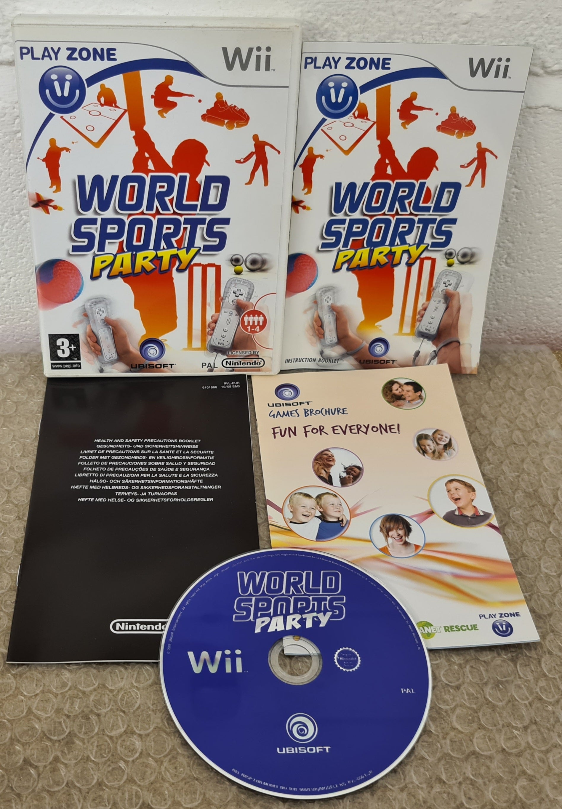 kyst Disciplin sjæl World Sports Party Nintendo Wii Game – Retro Gamer Heaven
