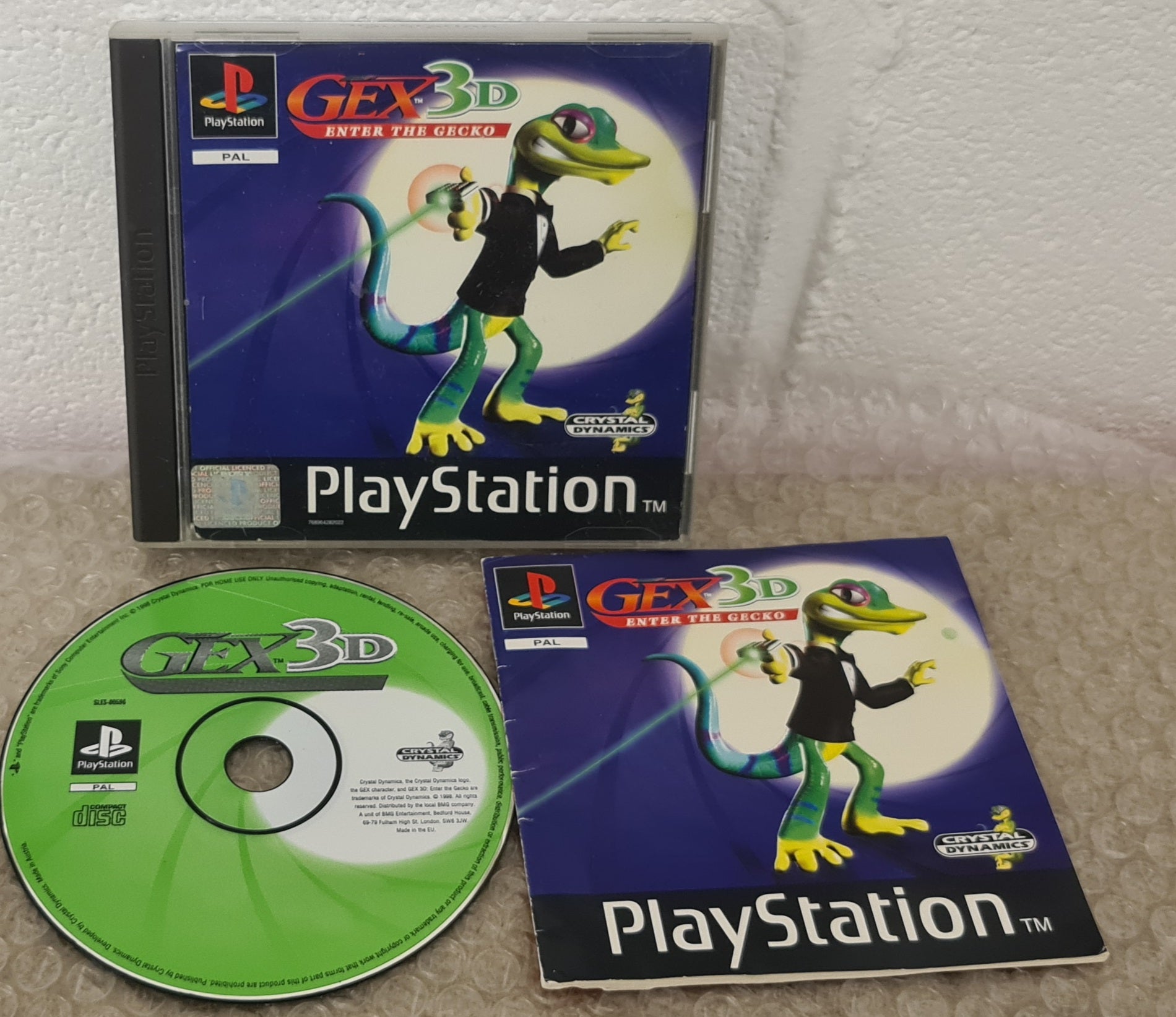 Gex 3D Enter the Gecko Sony Playstation 1 (PS1) Game