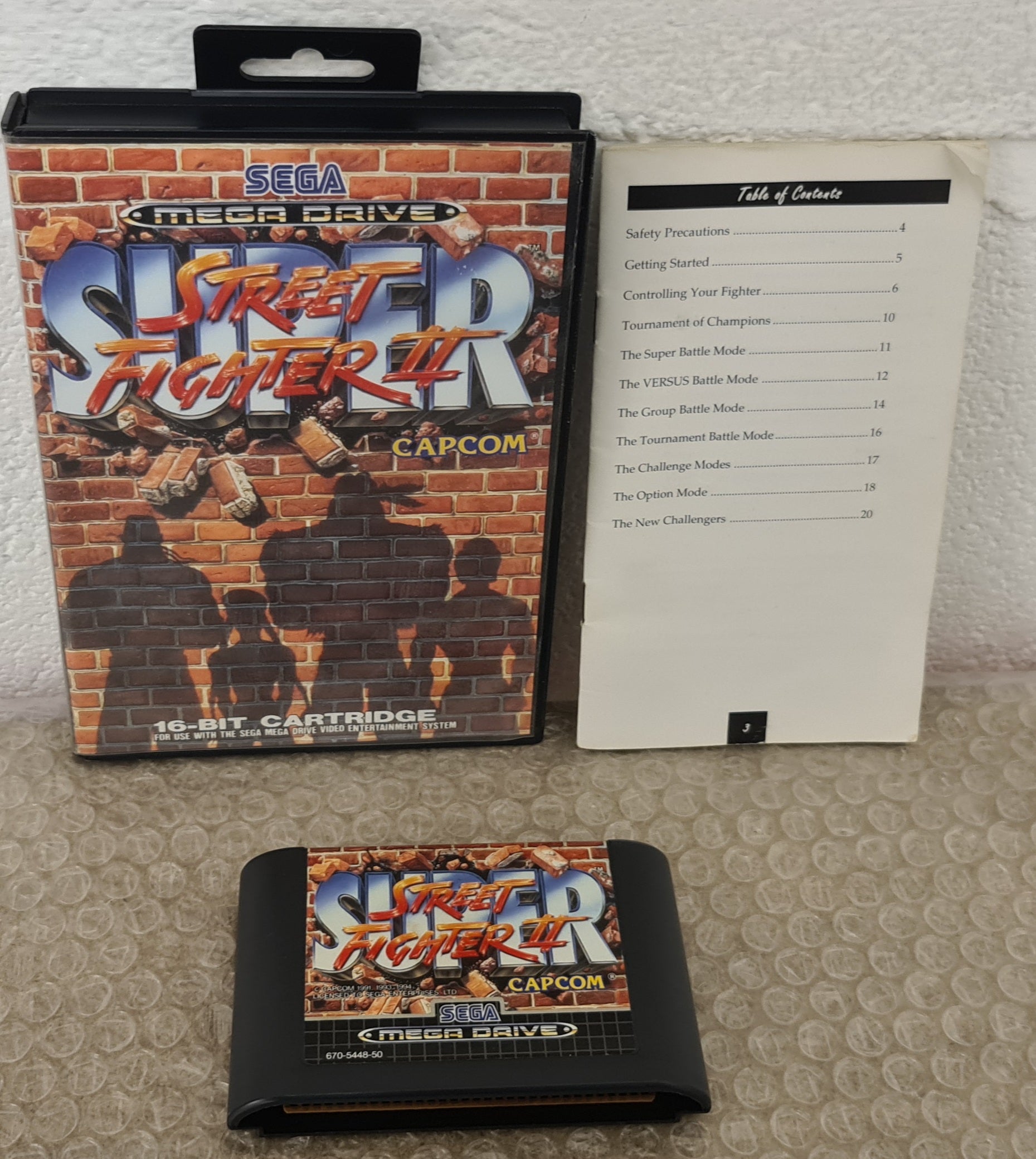 Super Street Fighter II Sega Mega Drive Game – Retro Gamer Heaven