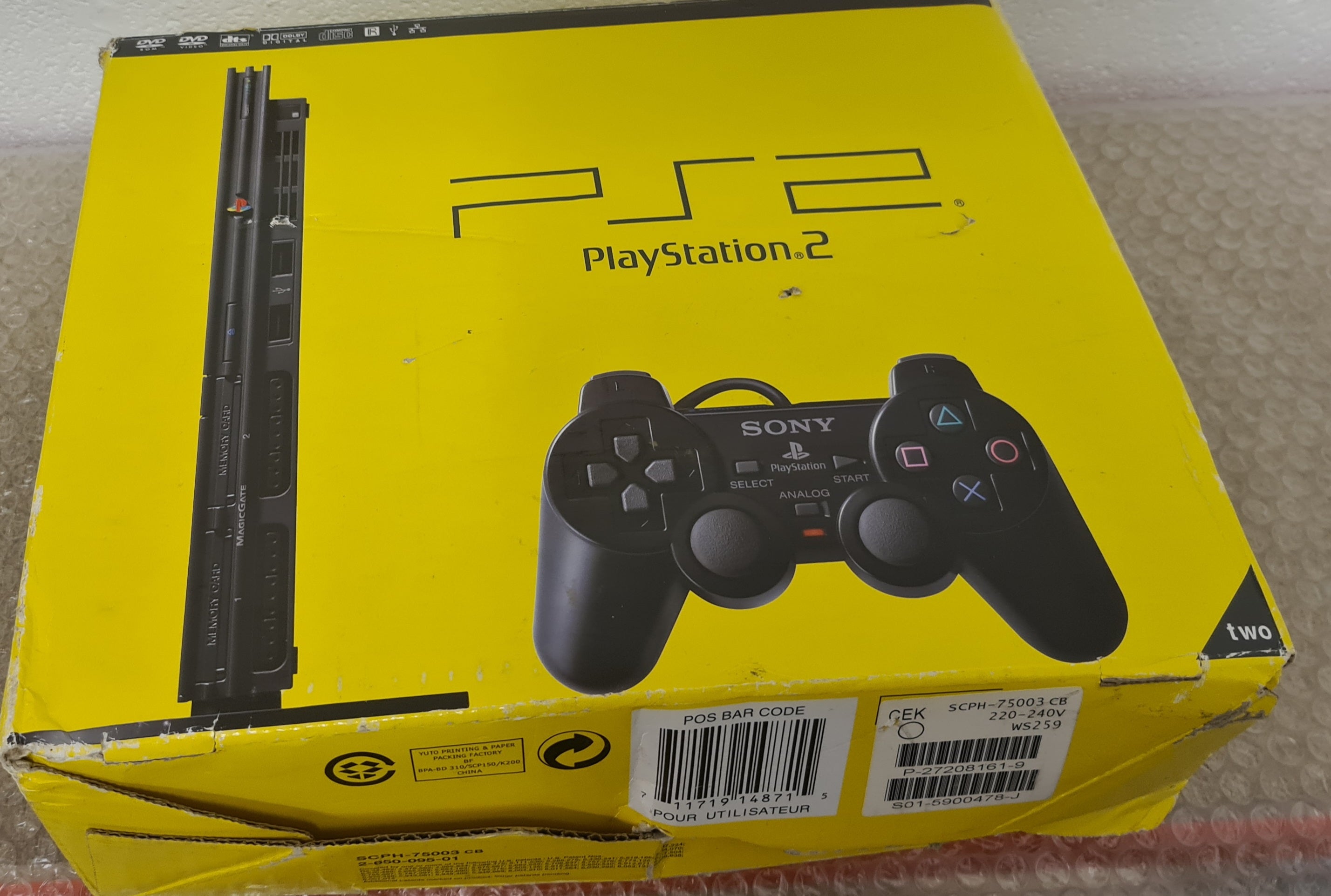 Boxed Sony Playstation 2 (PS2) Slim Console SCPH 75003 with 