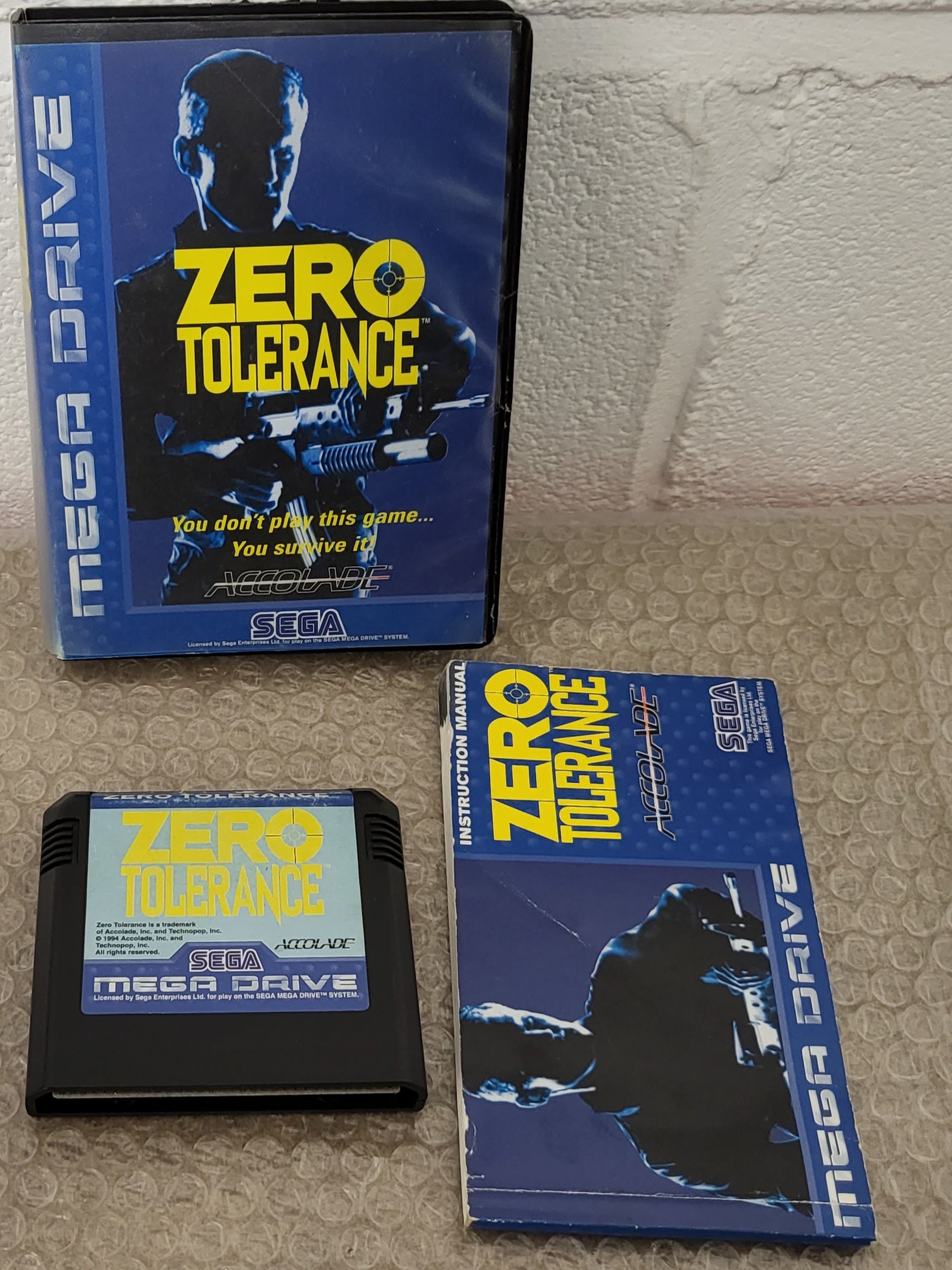 Zero Tolerance Sega Mega Drive Game – Retro Gamer Heaven