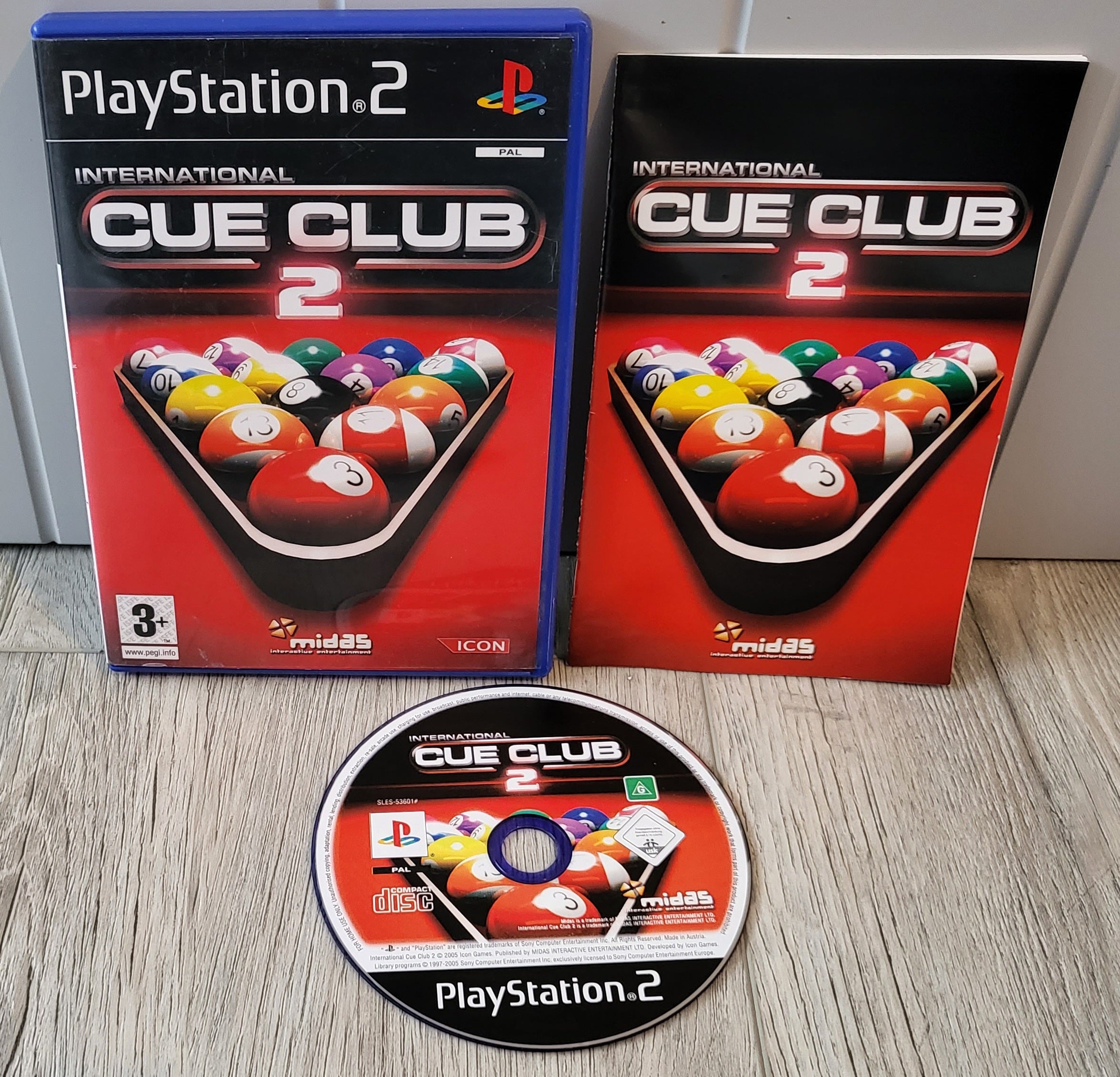 International Cue Club 2 Sony Playstation 2 (PS2) Game – Retro Gamer Heaven