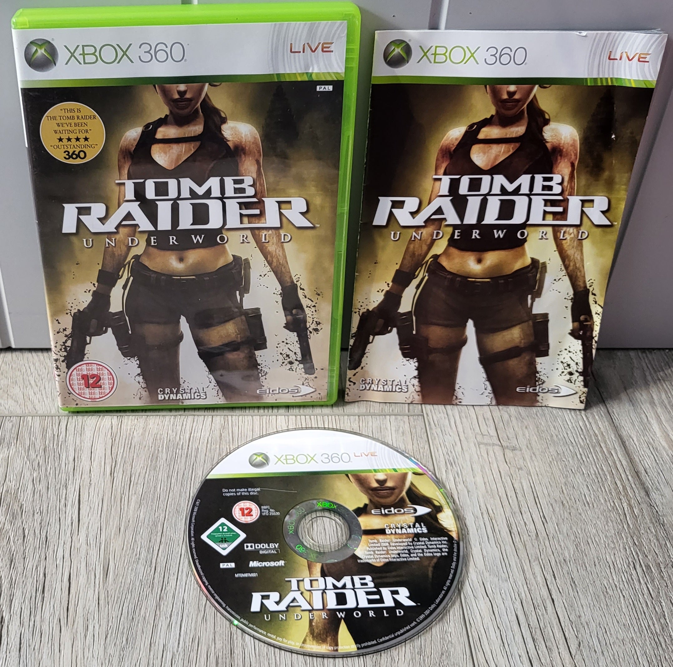 Tomb Raider Underworld Microsoft Xbox 360 Game – Retro Gamer Heaven