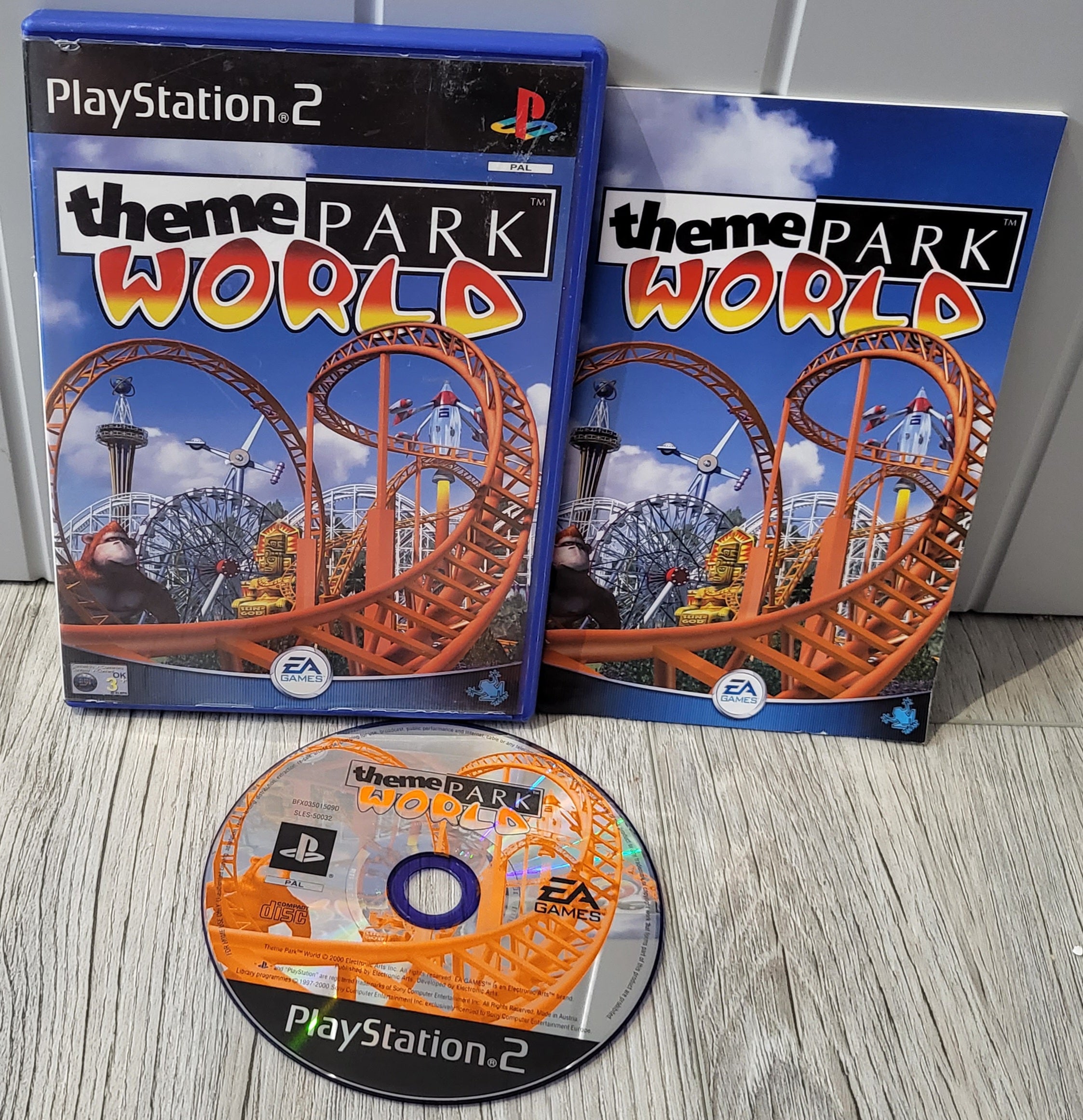 Theme Park World Sony Playstation 2 (PS2) Game