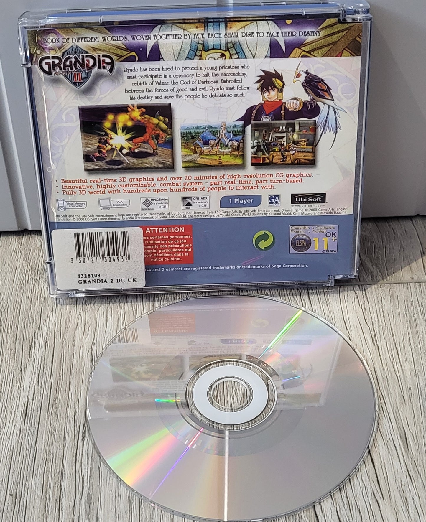Grandia II Sega Dreamcast RARE Game