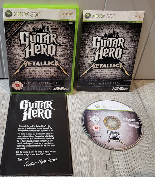 Guitar Hero Metallica with Poster Microsoft Xbox 360