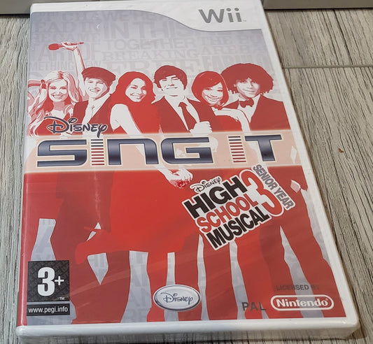 Brand New and Sealed Sing it High School Musical 3 Nintendo Wii