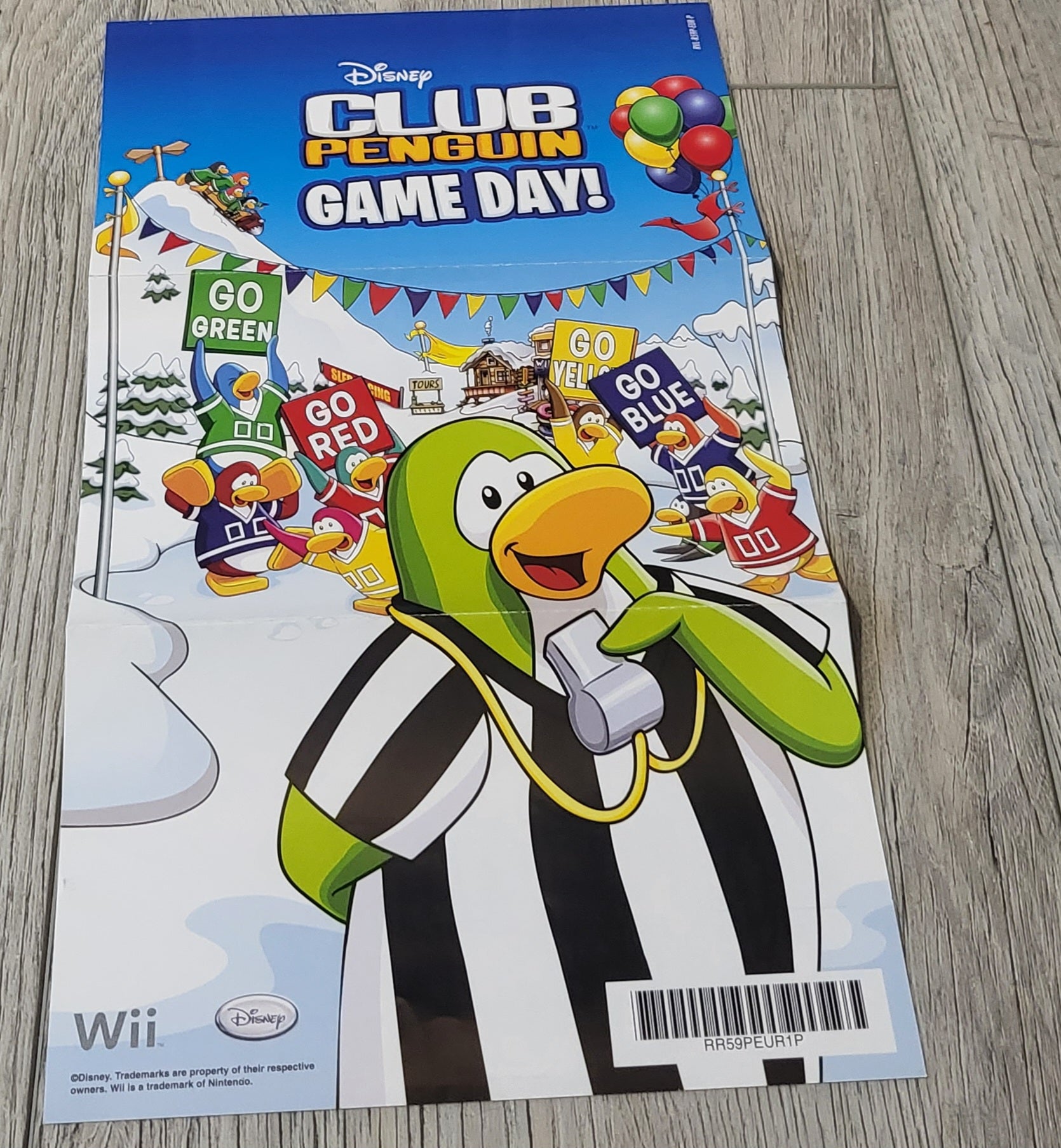 Disney Club Penguin Game Day with Poster Nintendo Wii Game – Retro Gamer  Heaven