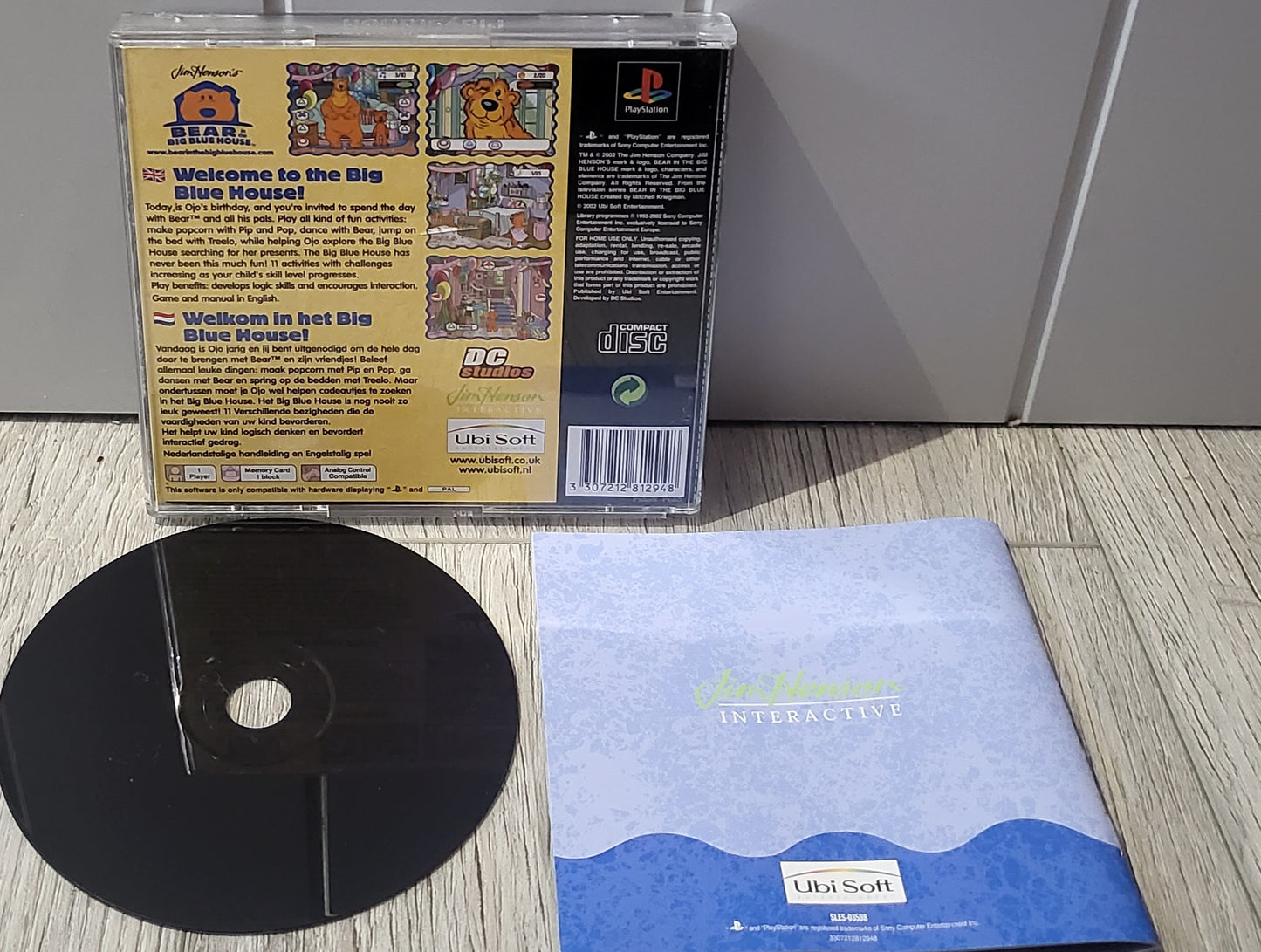Bear in the Big Blue House Sony Playstation 1 (PS1) Game