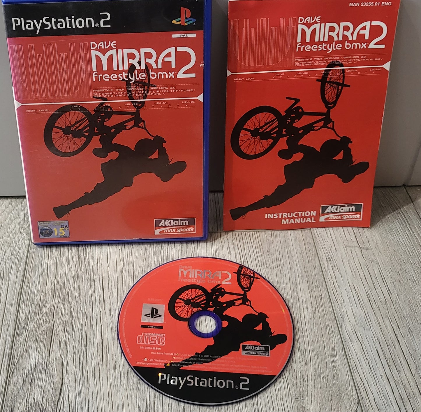 Dave Mirra Freestyle BMX 2 Sony Playstation 2 (PS2) Game