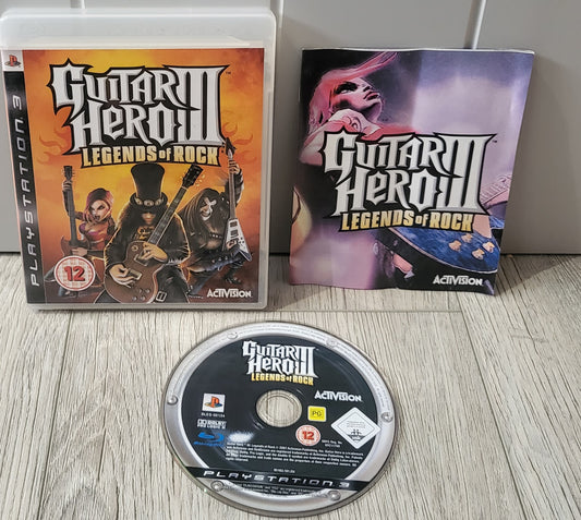 Guitar Hero III Legends of Rock Sony Playstation 3 (PS3)